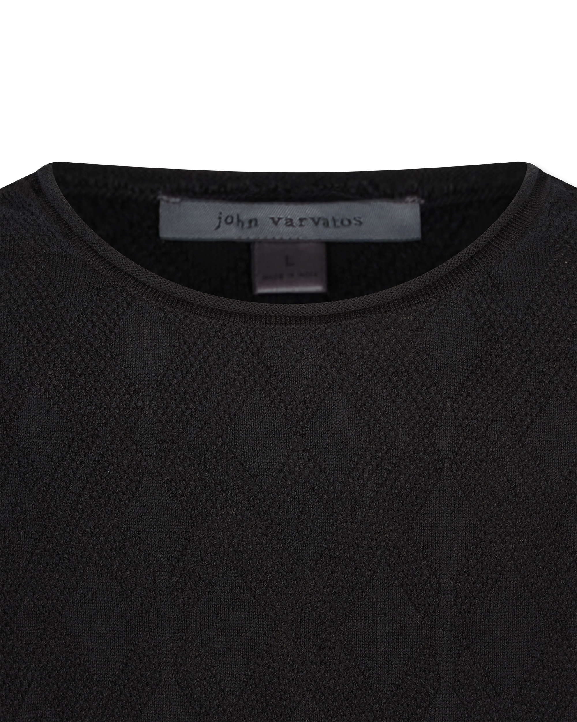 Brycen Broken Argyle Crew Sweater