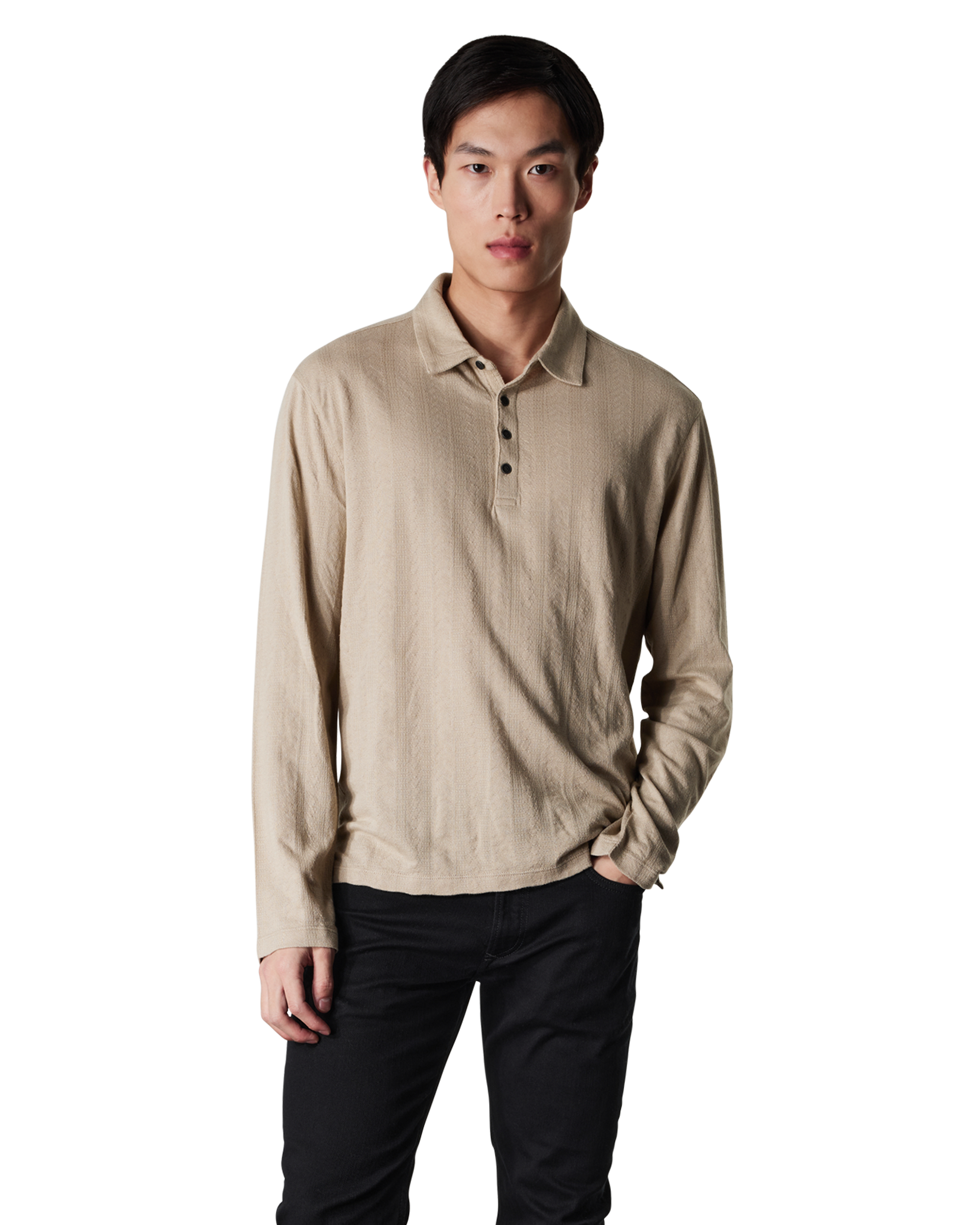 Jalen Marl Jacquard Polo