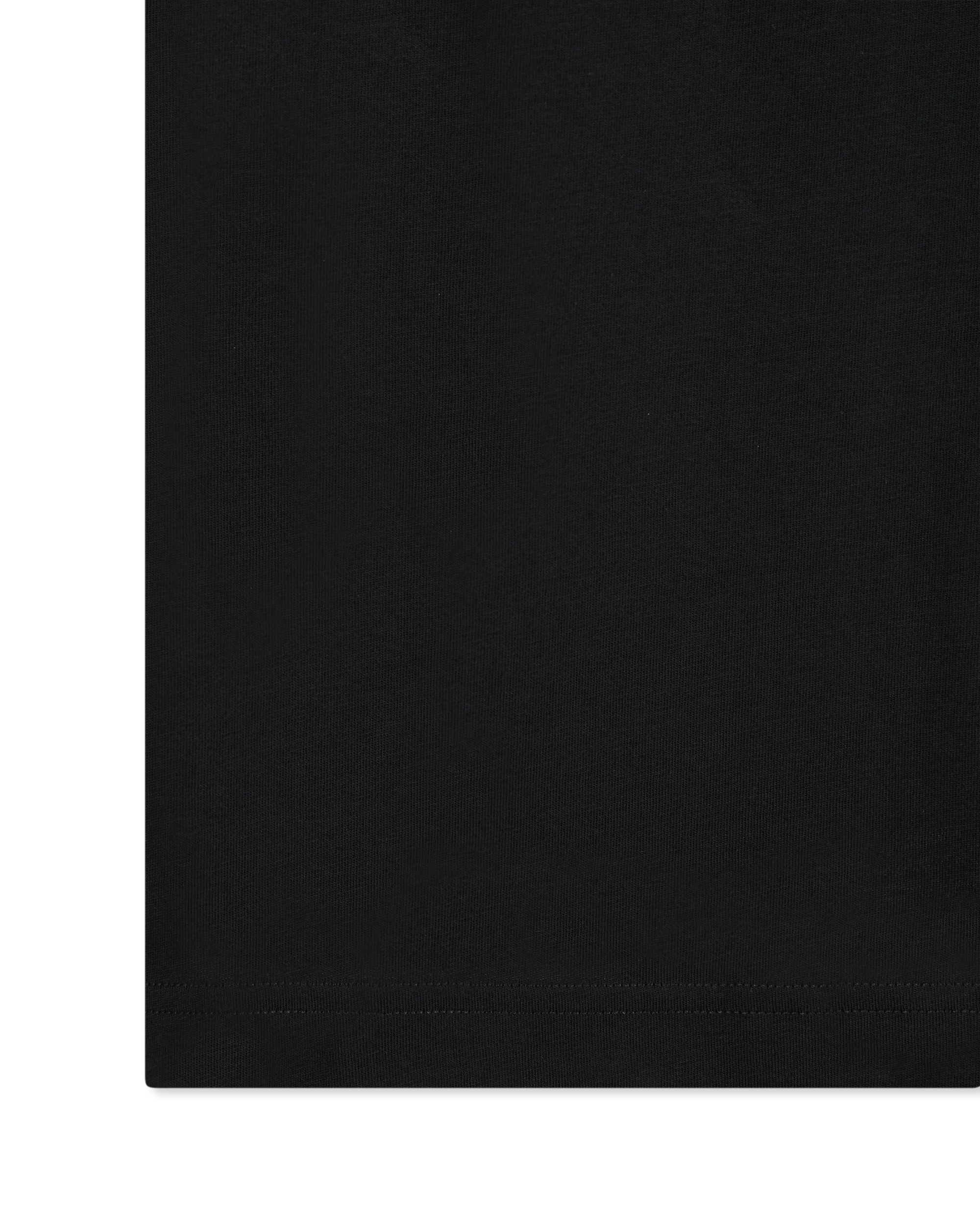 Rhinestone Logo Cotton Jersey Black T-Shirt