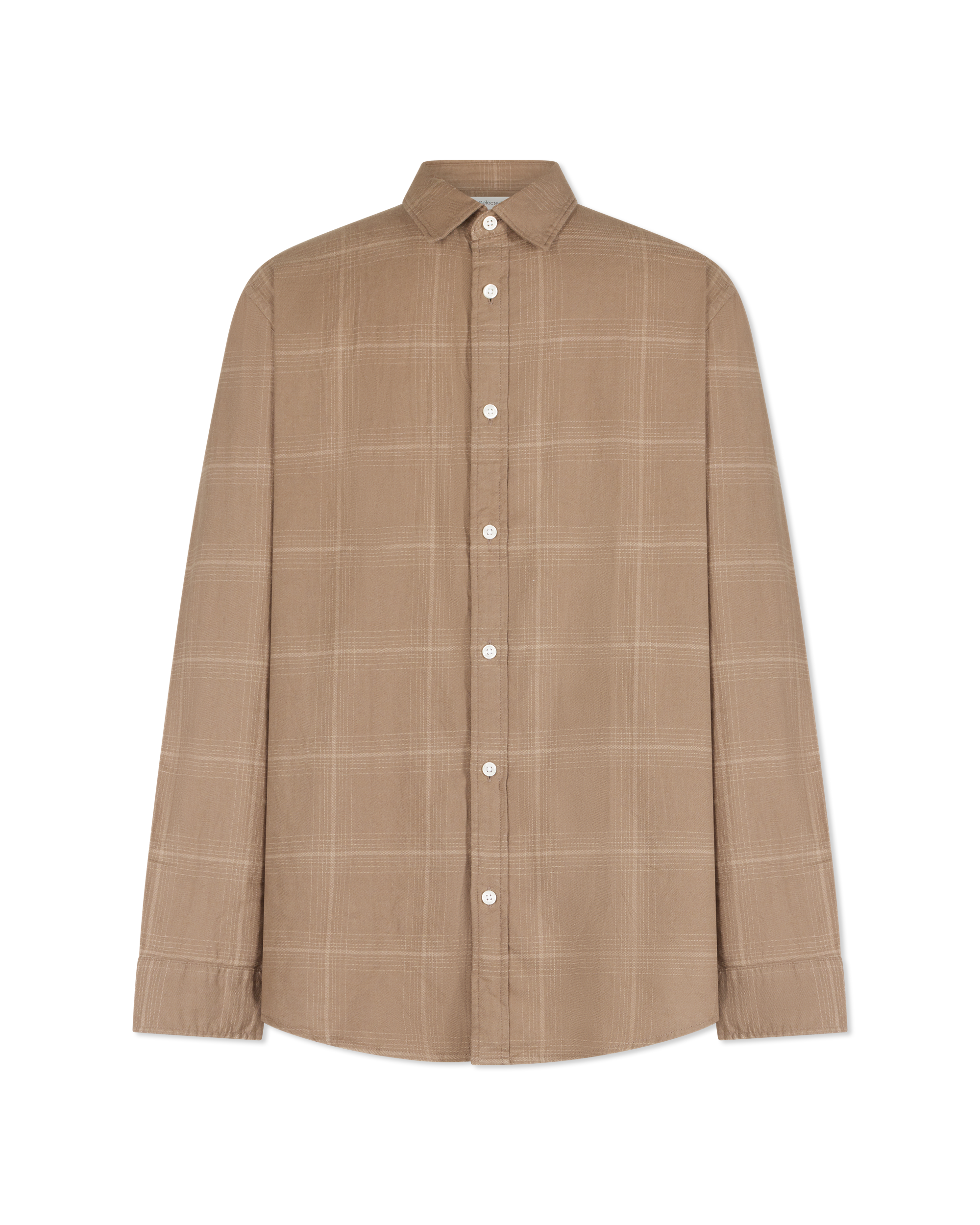 Owen Brushed Slim Flannel Shirt