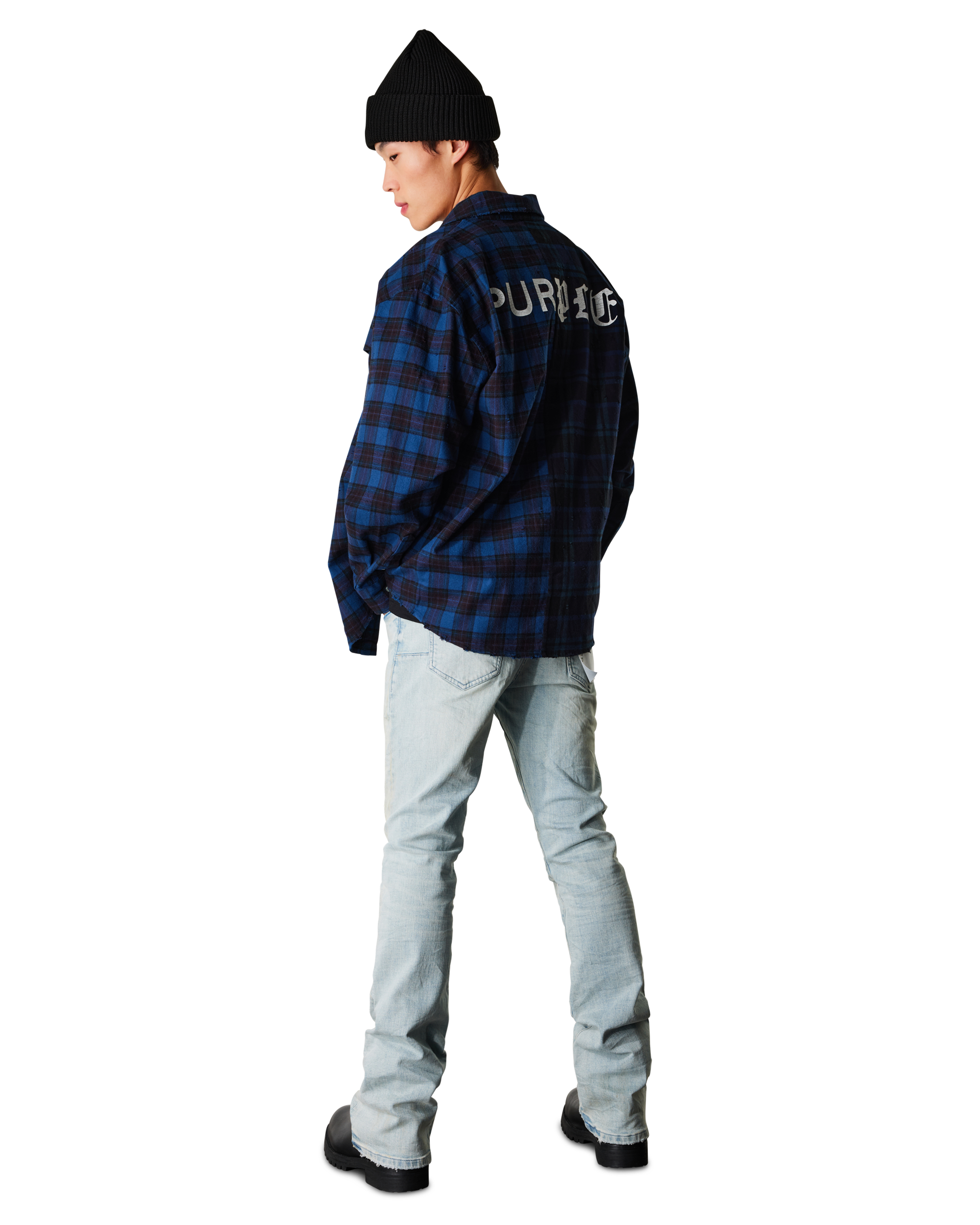 Flare Fade Distressed Jean