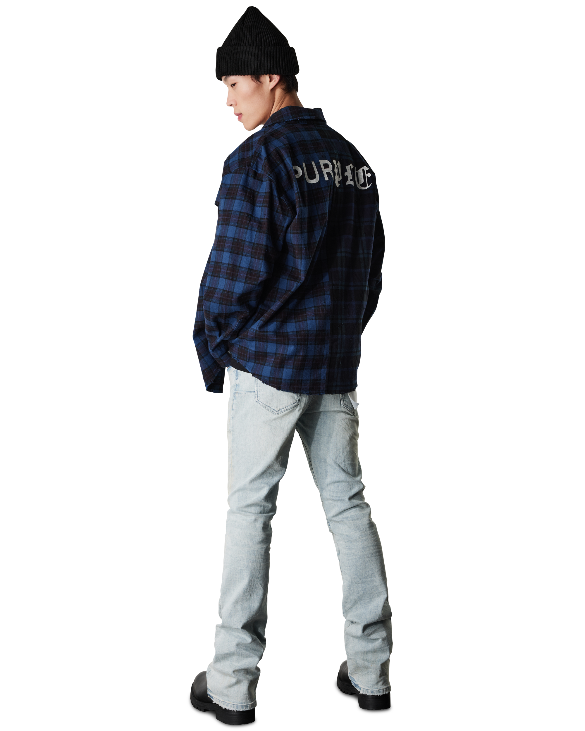Flare Fade Distressed Jean
