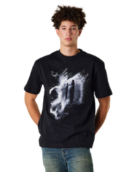 HWT Black Jersey Dust Tee