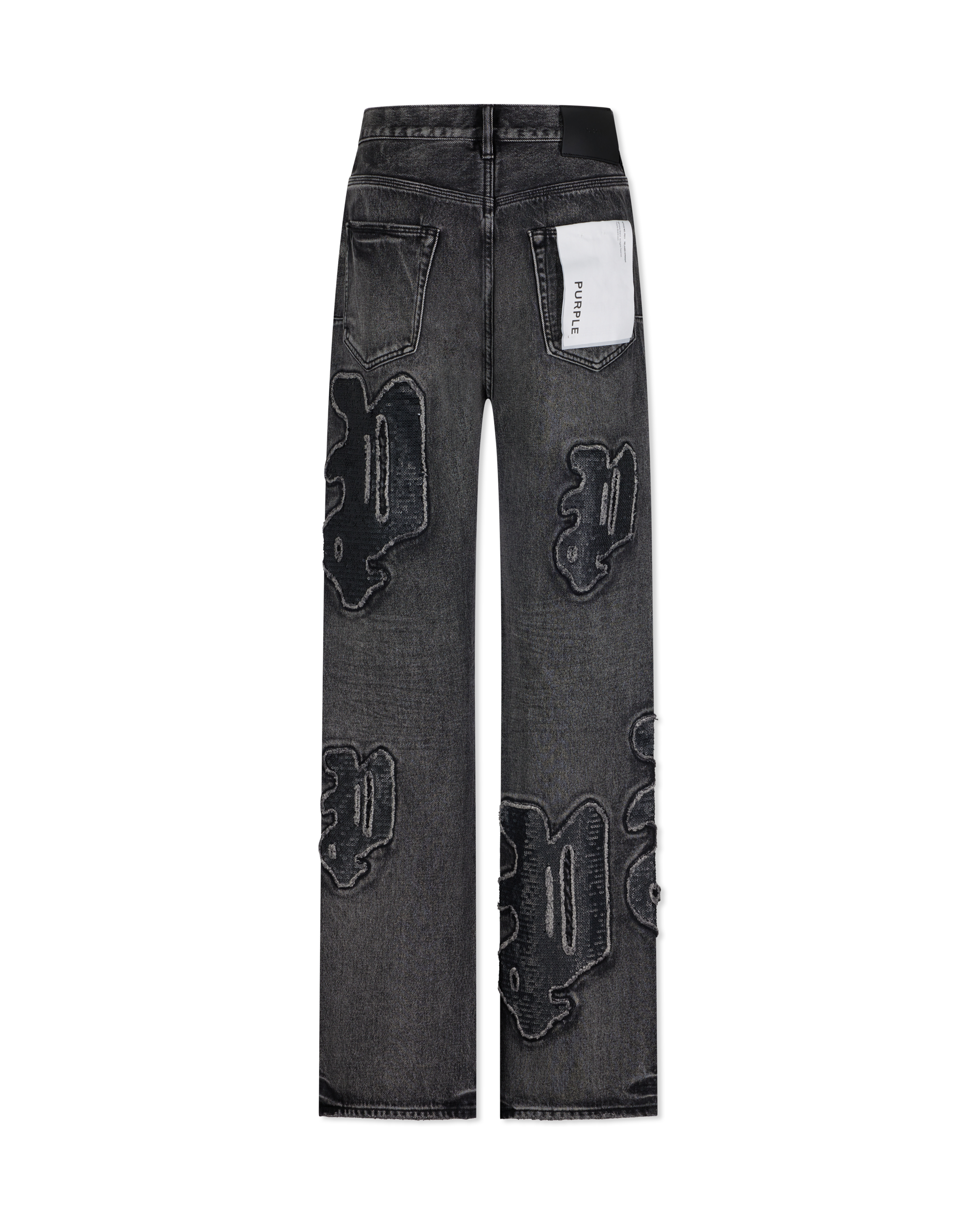 Monceau Sequin Logo Jean