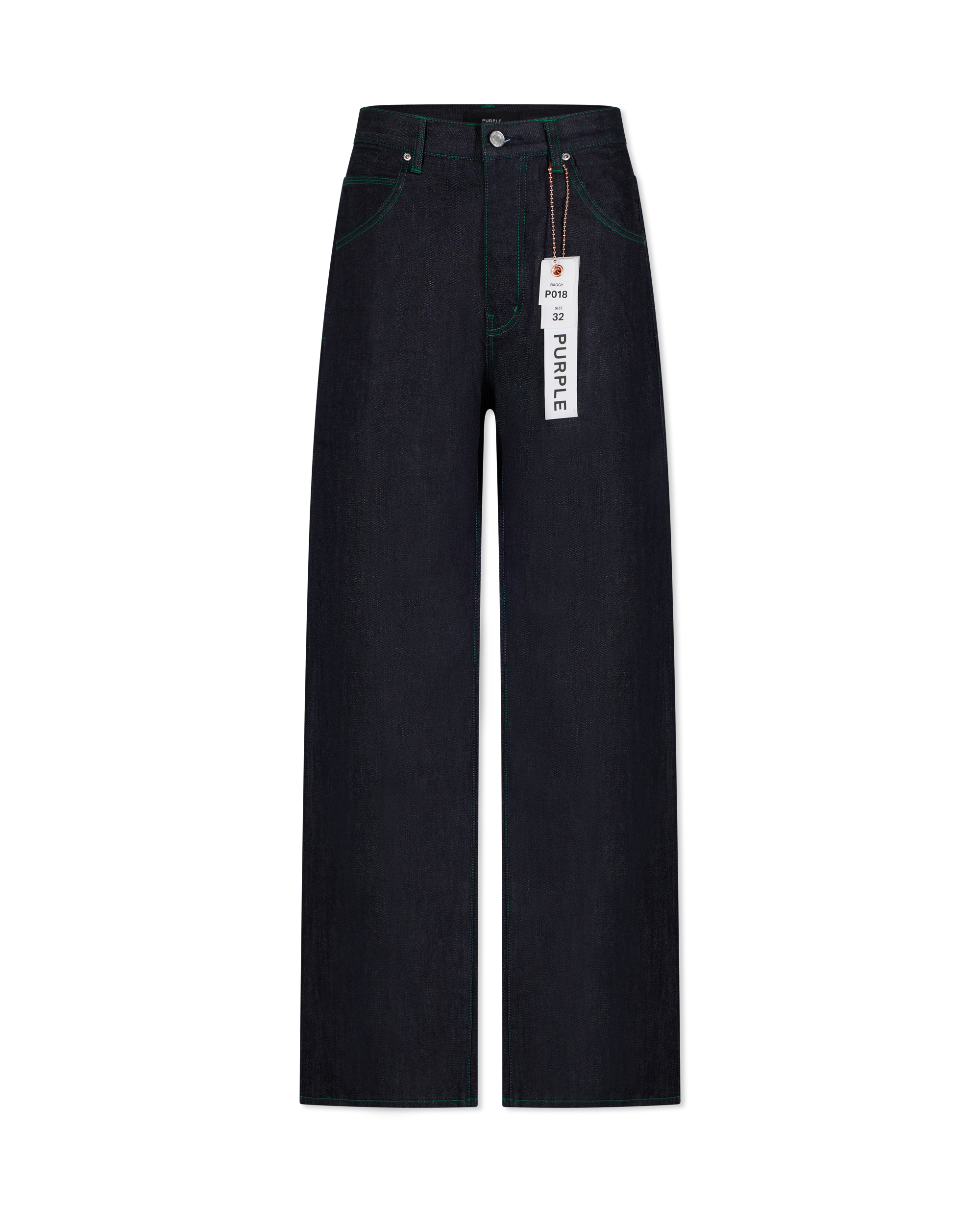 P018 Raw Baggy Jean