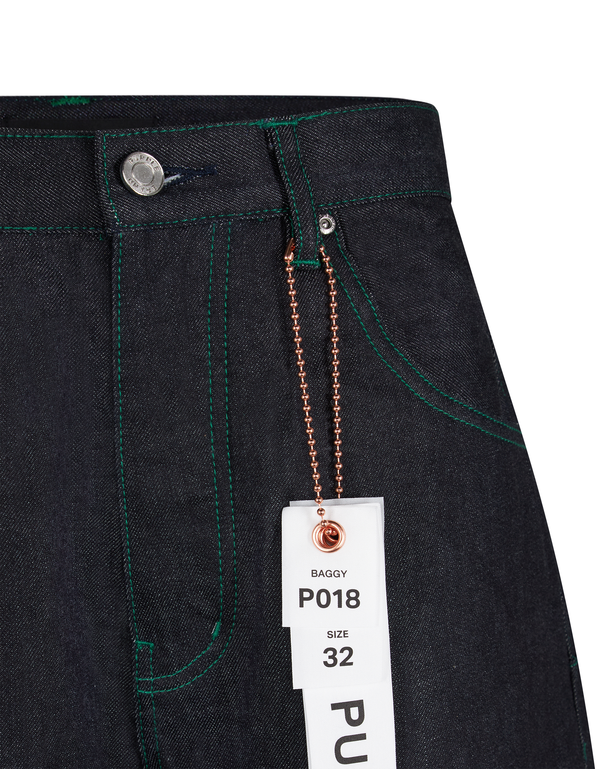 P018 Raw Baggy Jean
