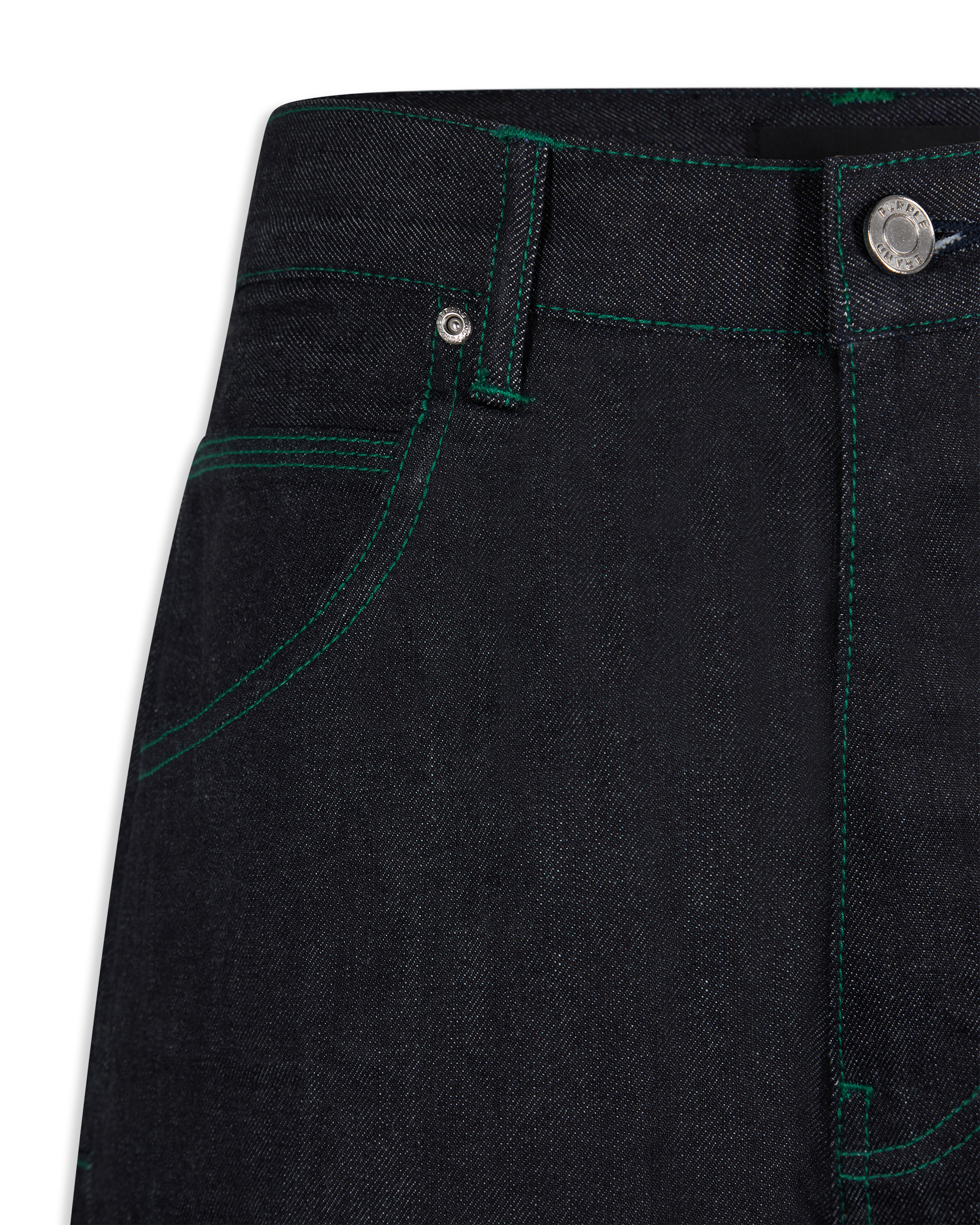 P018 Raw Baggy Jean