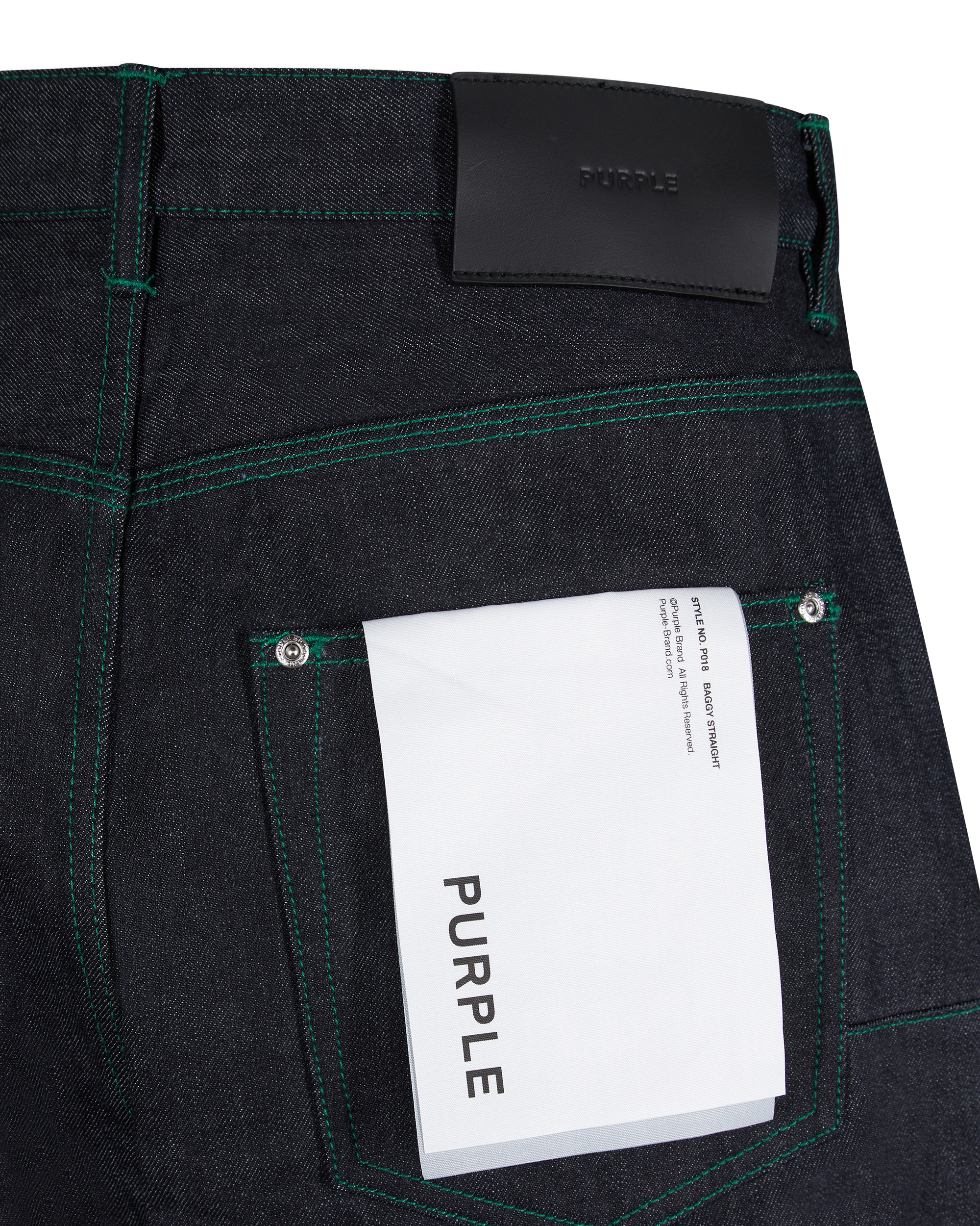 P018 Raw Baggy Jean