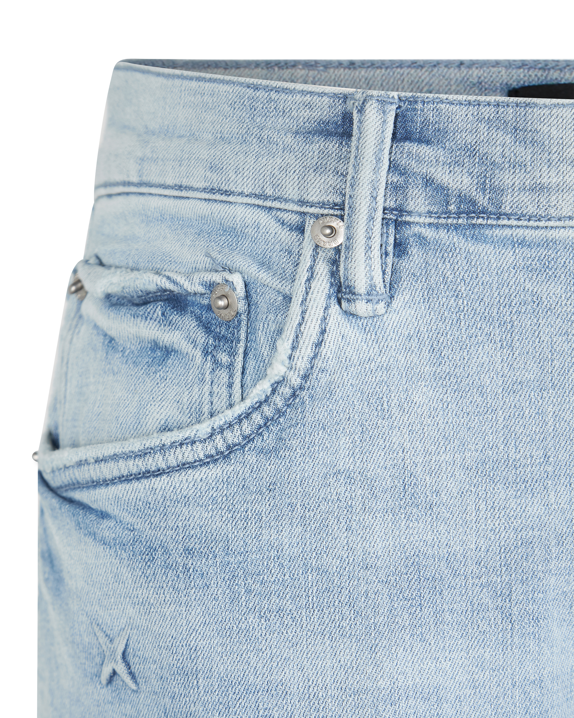 Monogram Embossed Flare Jeans