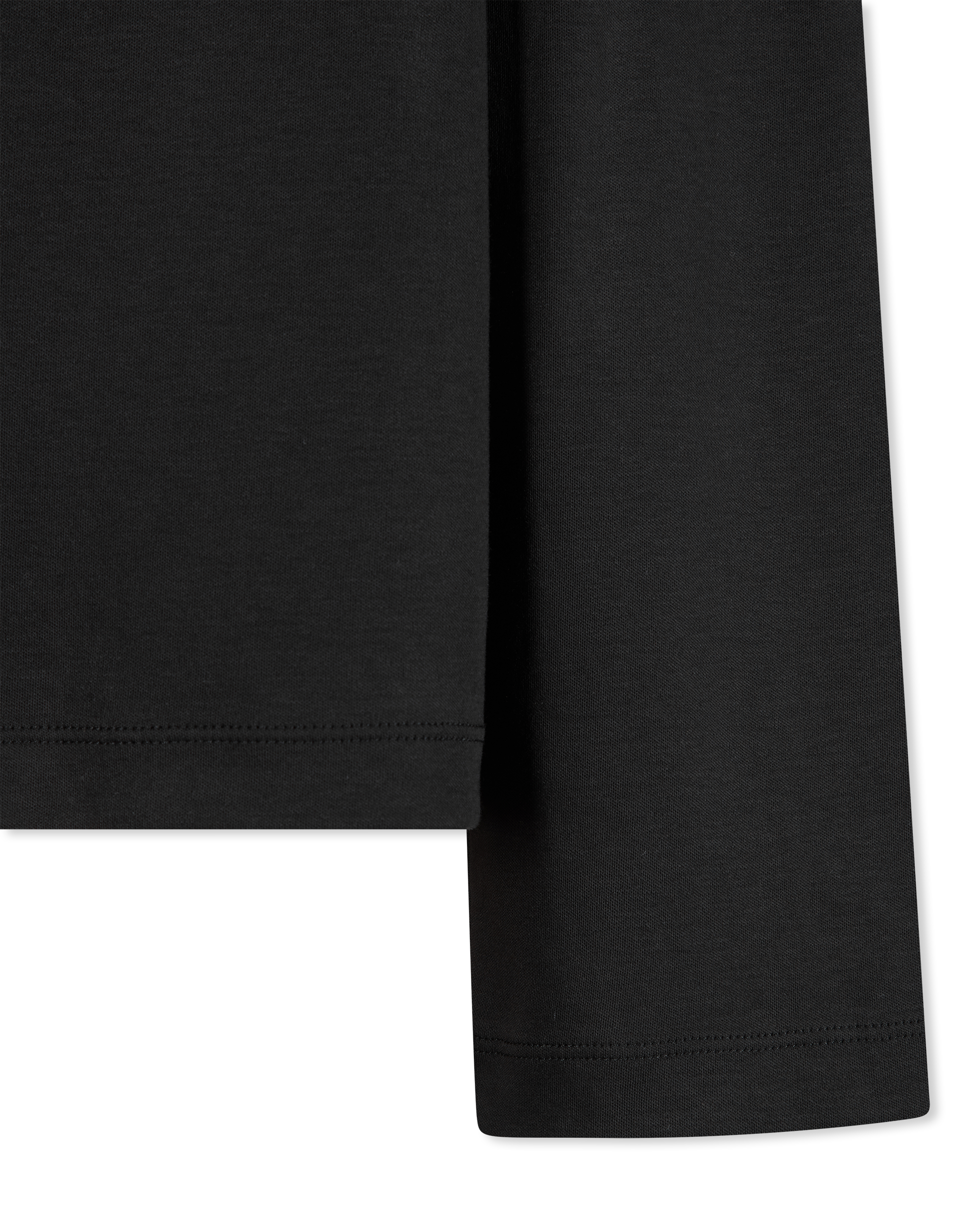 Long-Sleeve Sleek MK Polo Shirt