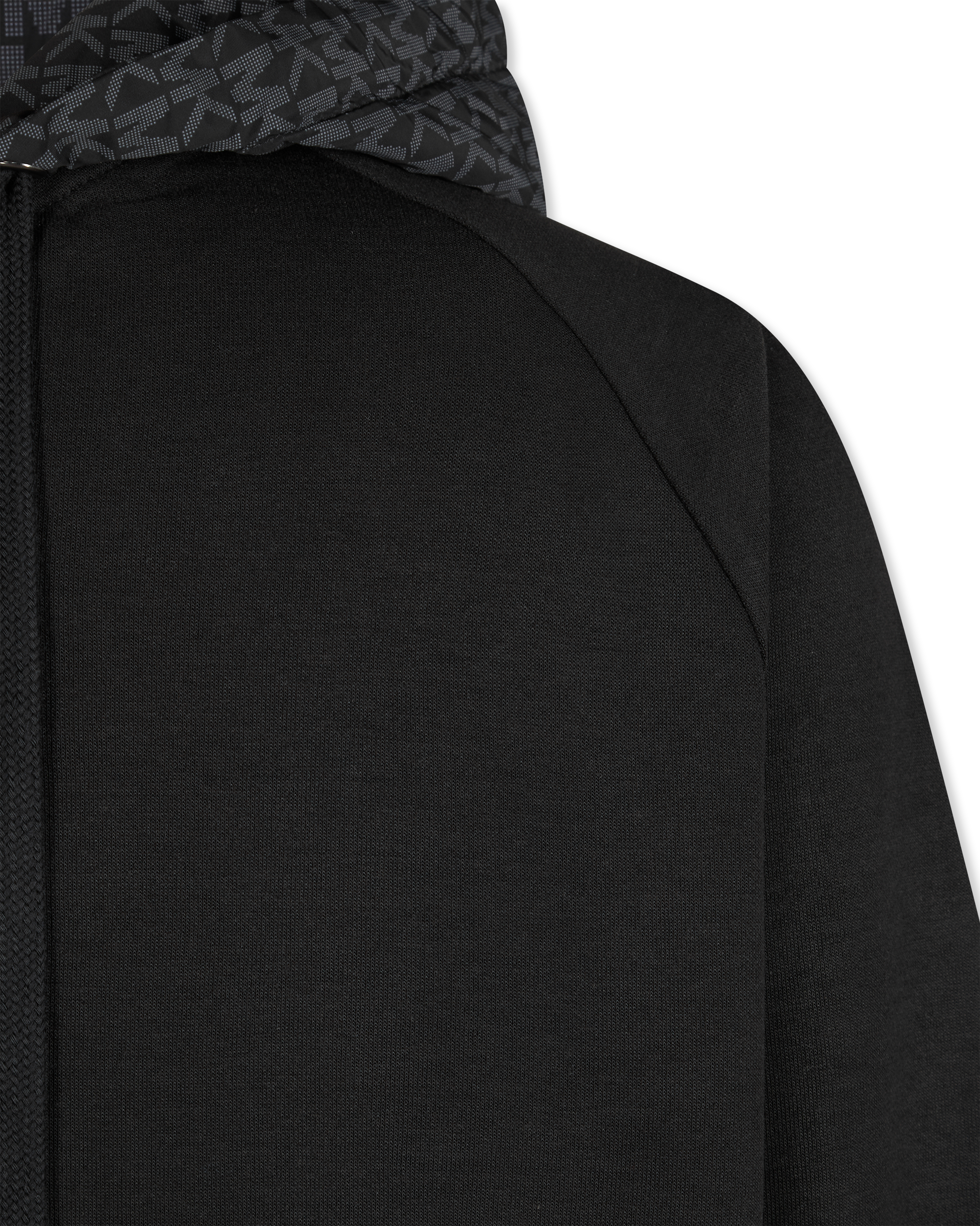 Block Print Full Zip Hoodie