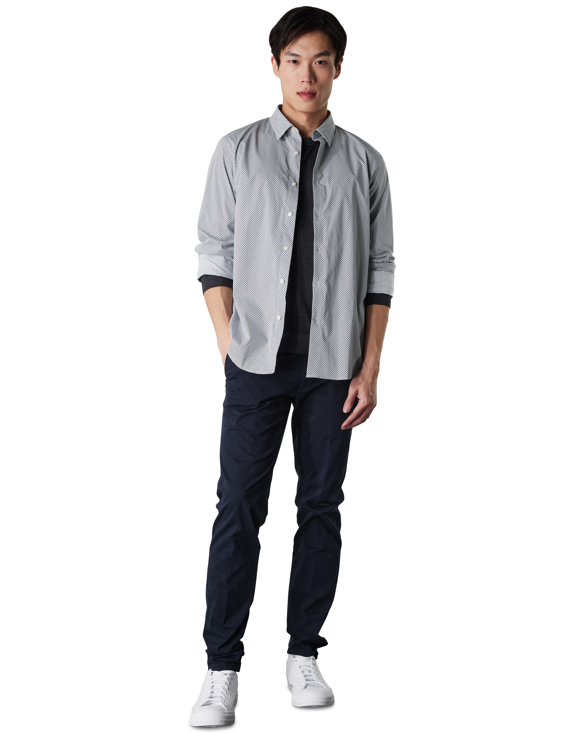 Garment-Dyed Merino Crew Neck