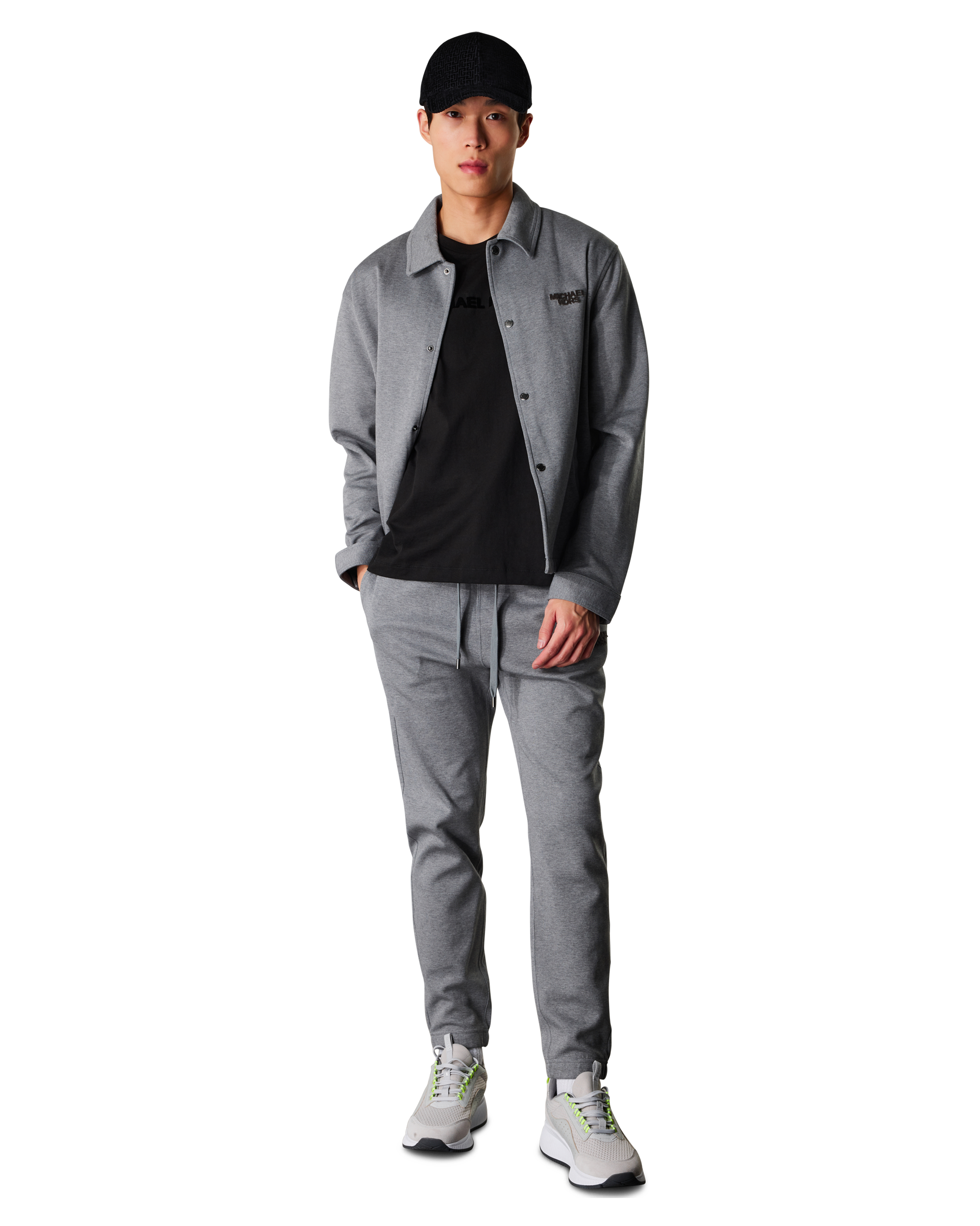 Logo Embossed Shirt Jacket