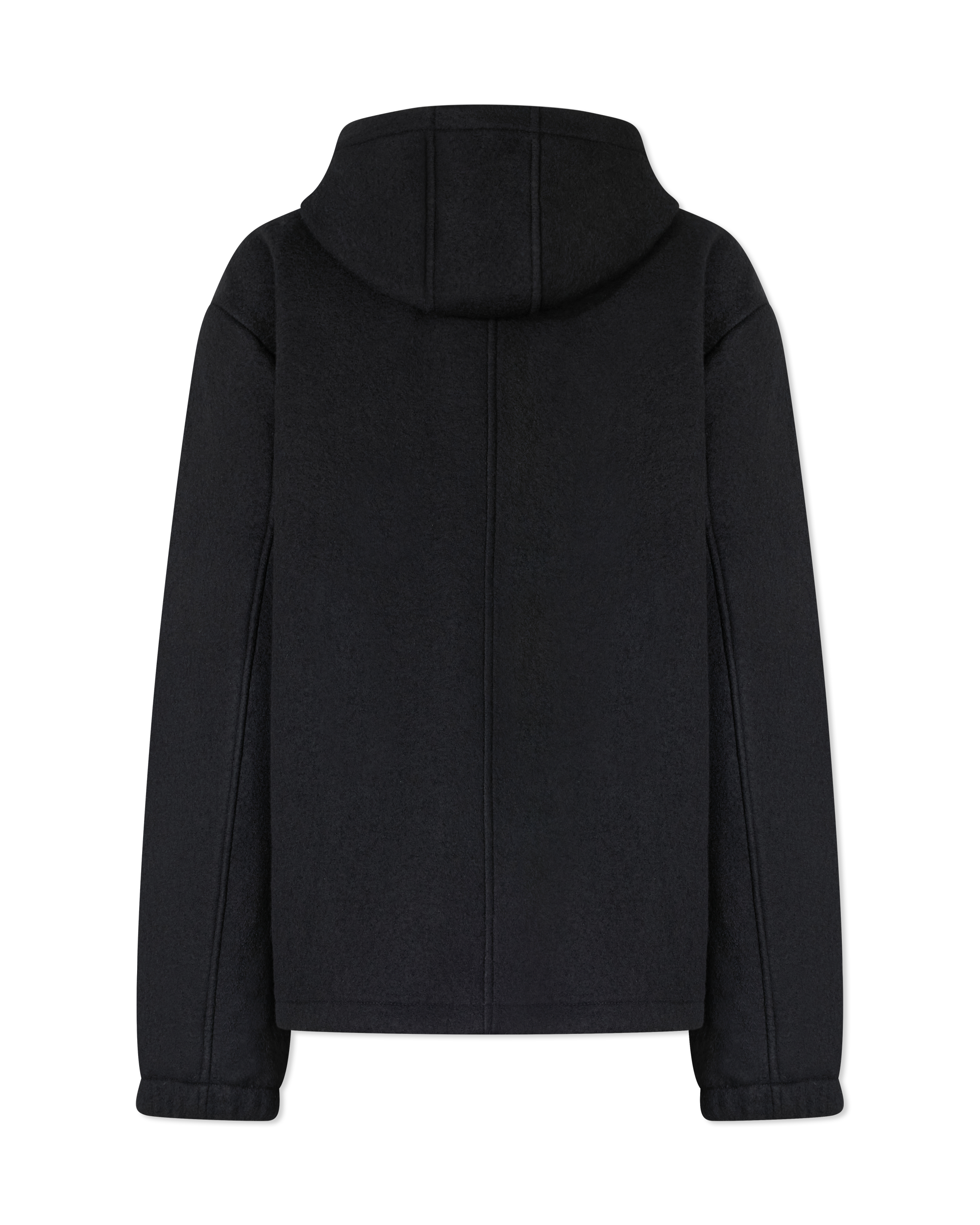 Wool-Blend Hooded Jacket