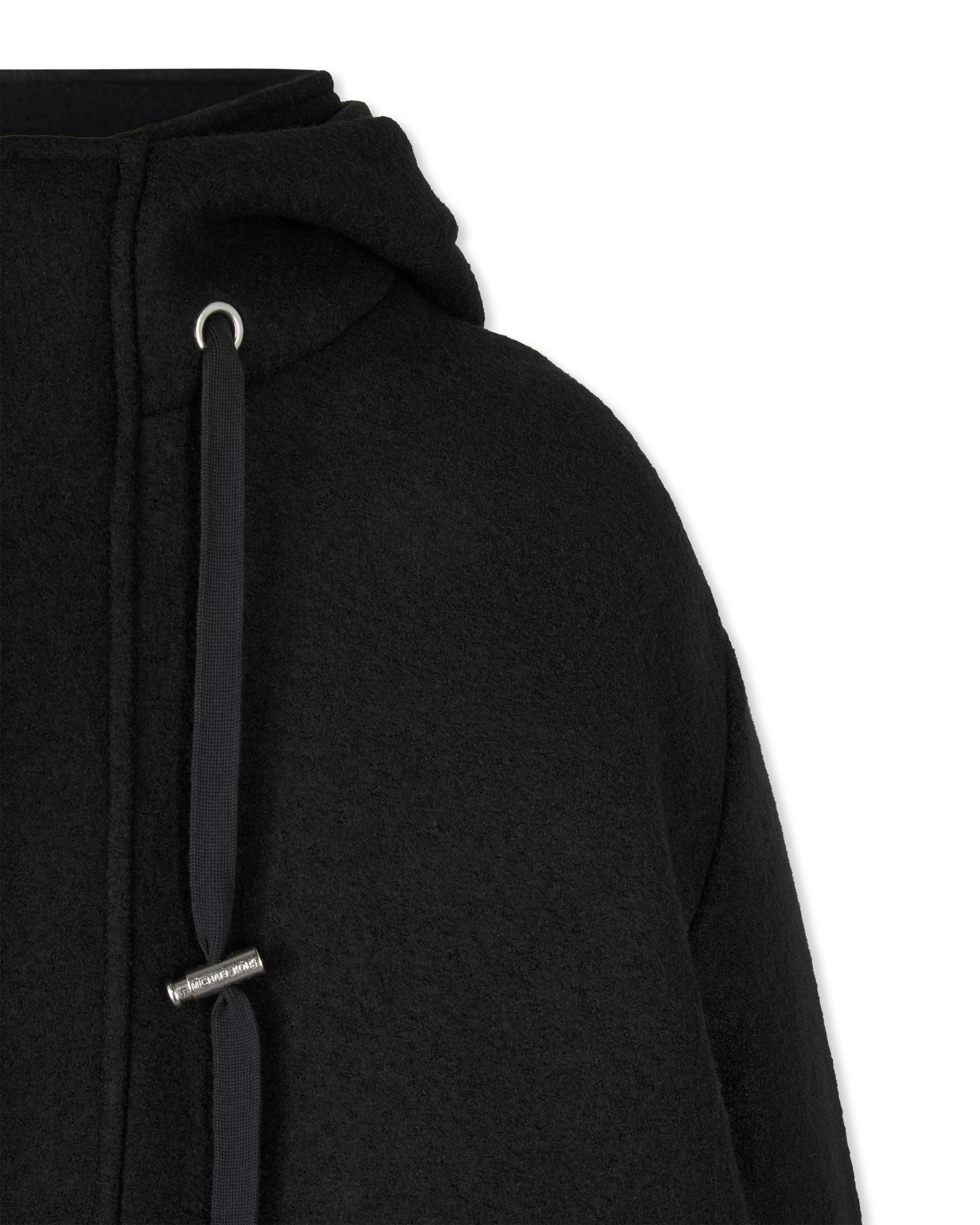 Wool-Blend Hooded Jacket