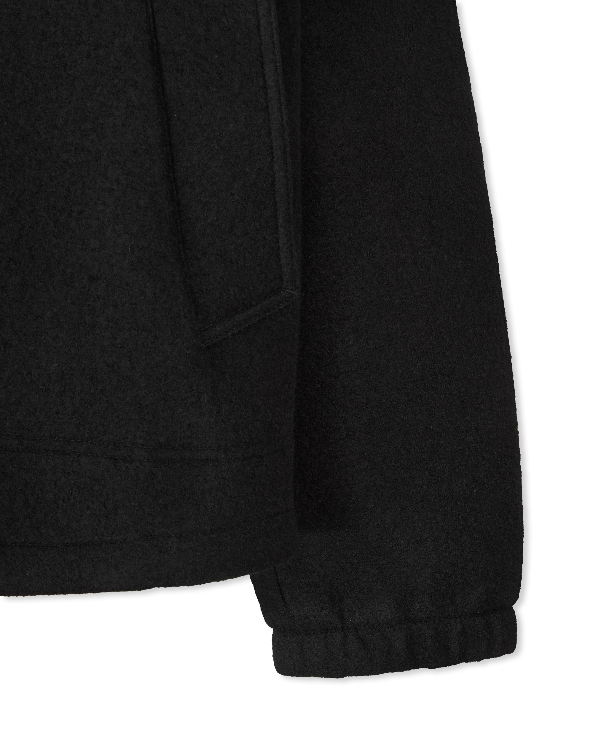 Wool-Blend Hooded Jacket