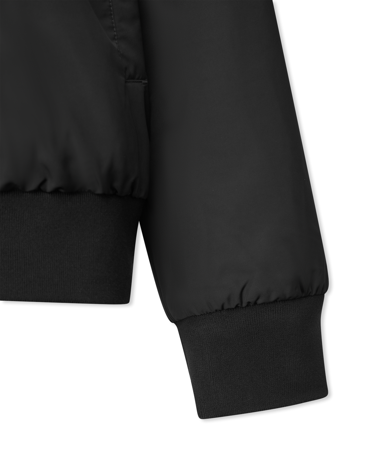 Black/Black Polyester Roland Reversible Bunny Hoodie by Moose Knuckles | DIHSAN