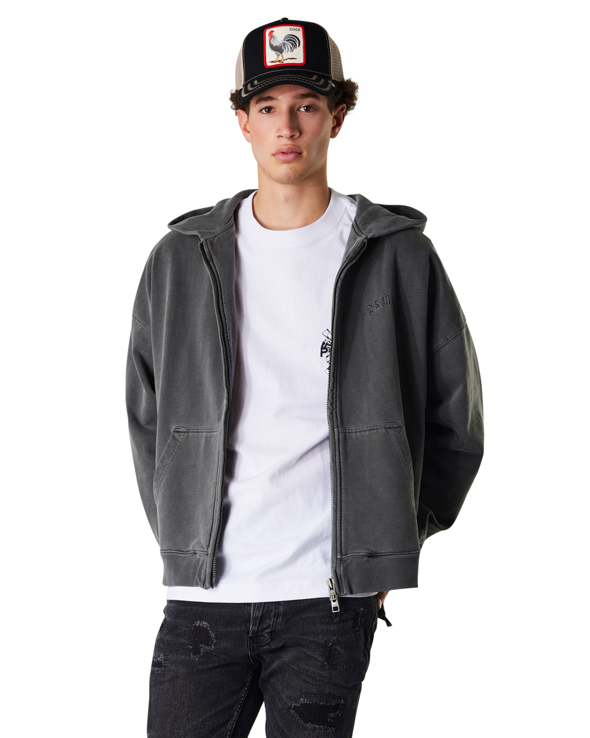 Ksubi Jeans Serpent Ekcess Hoodie