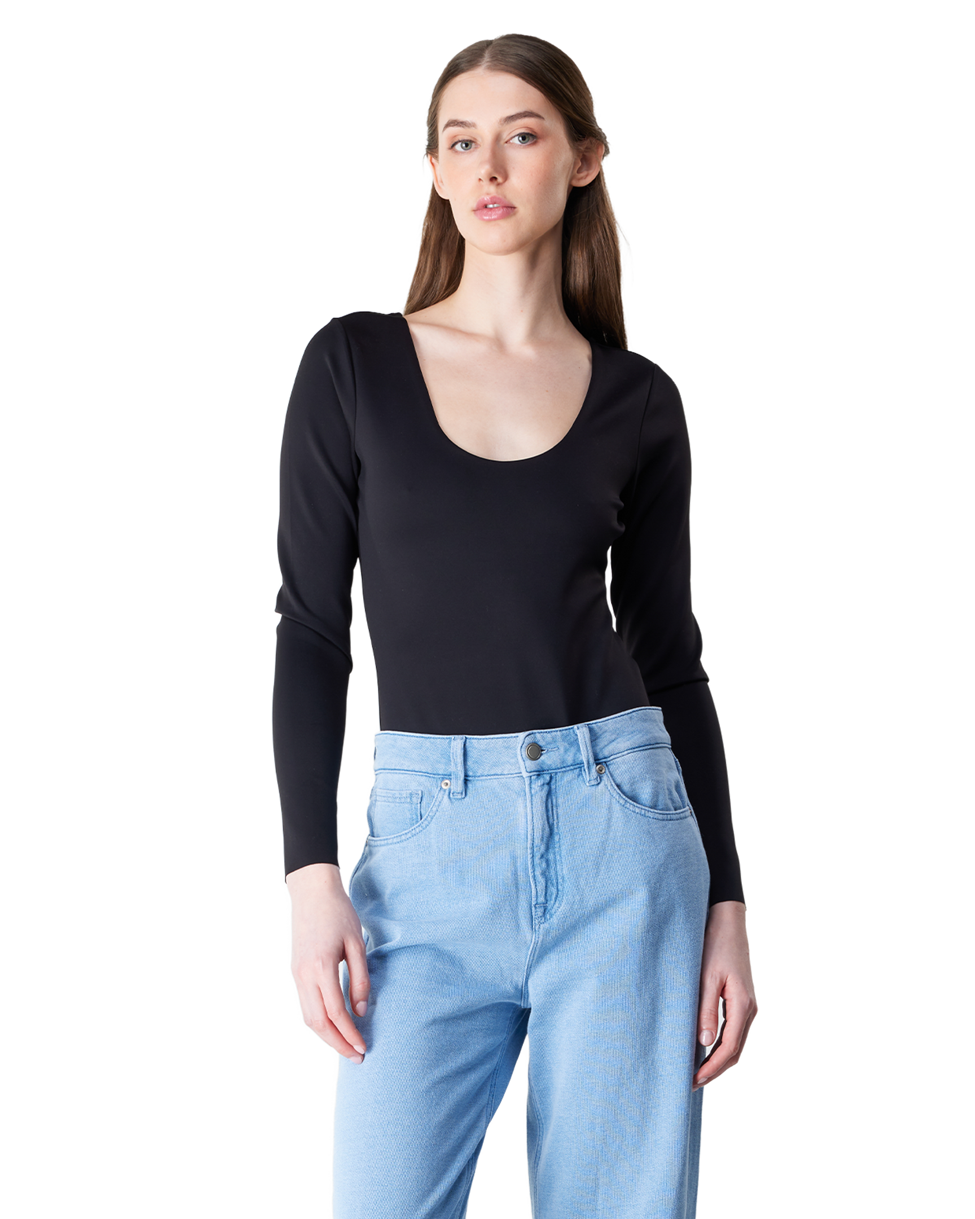 Sculpting Scoop Neck Bodysuit