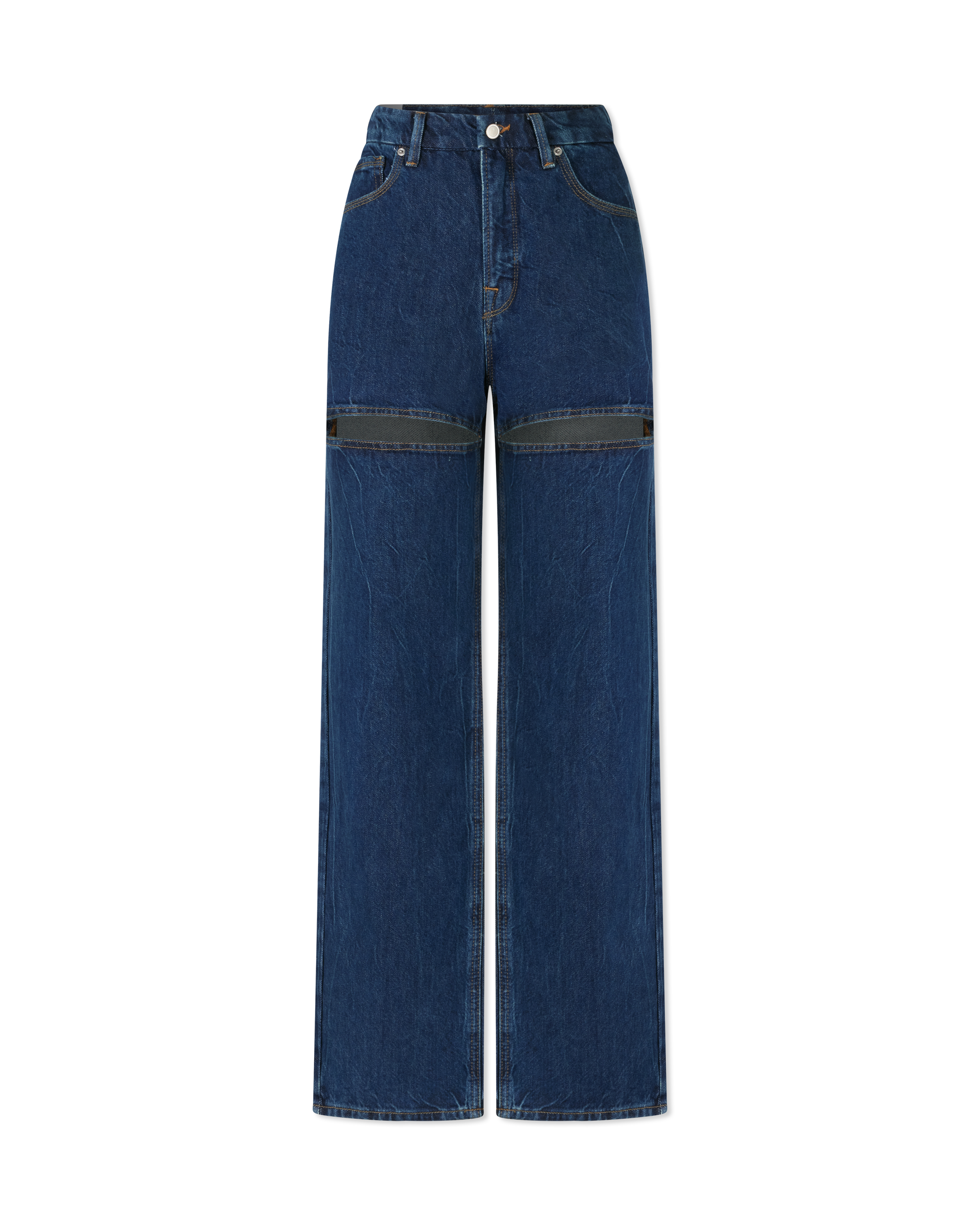 Good 90's Relaxed Slashed Jeans