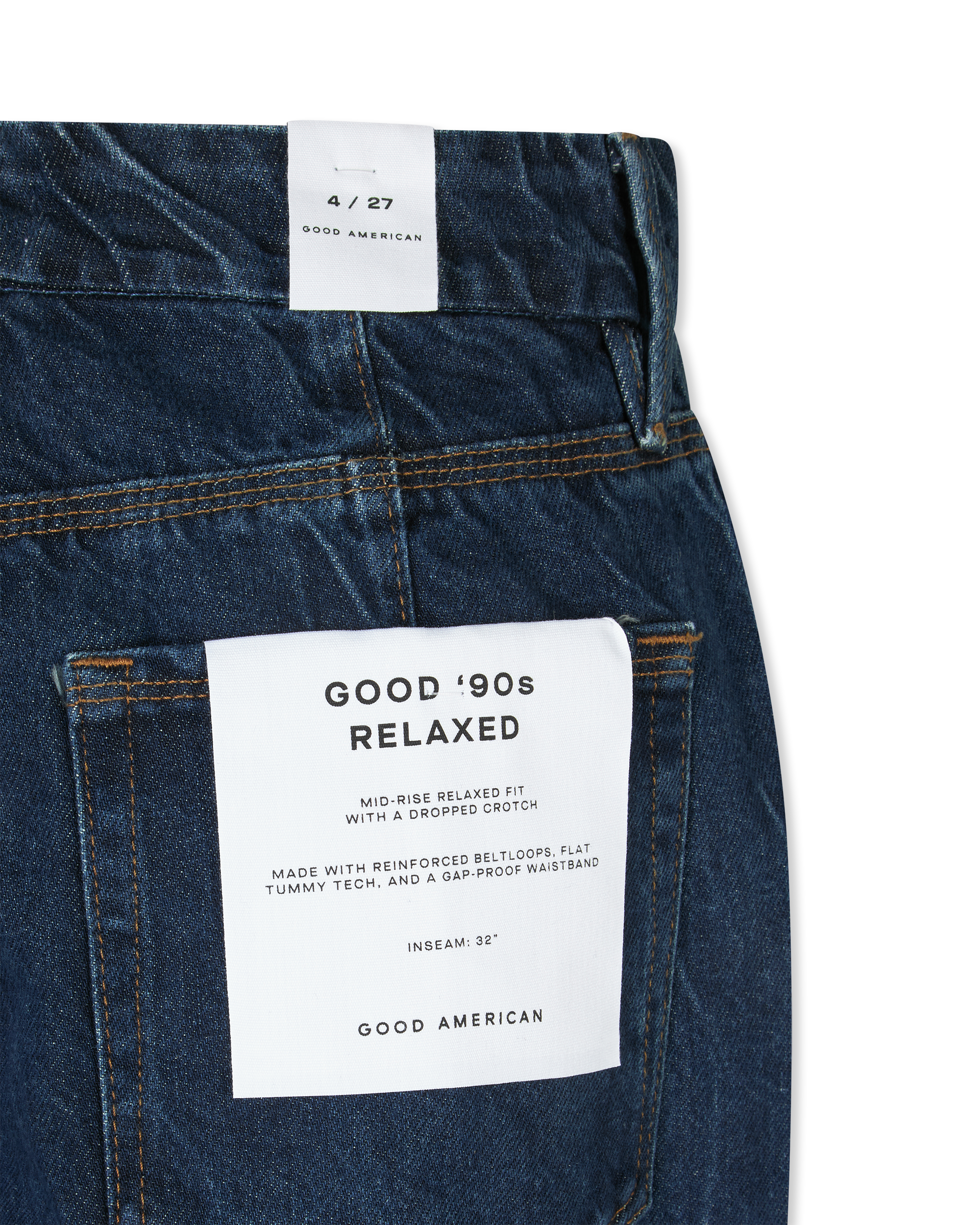 Good 90's Relaxed Slashed Jeans