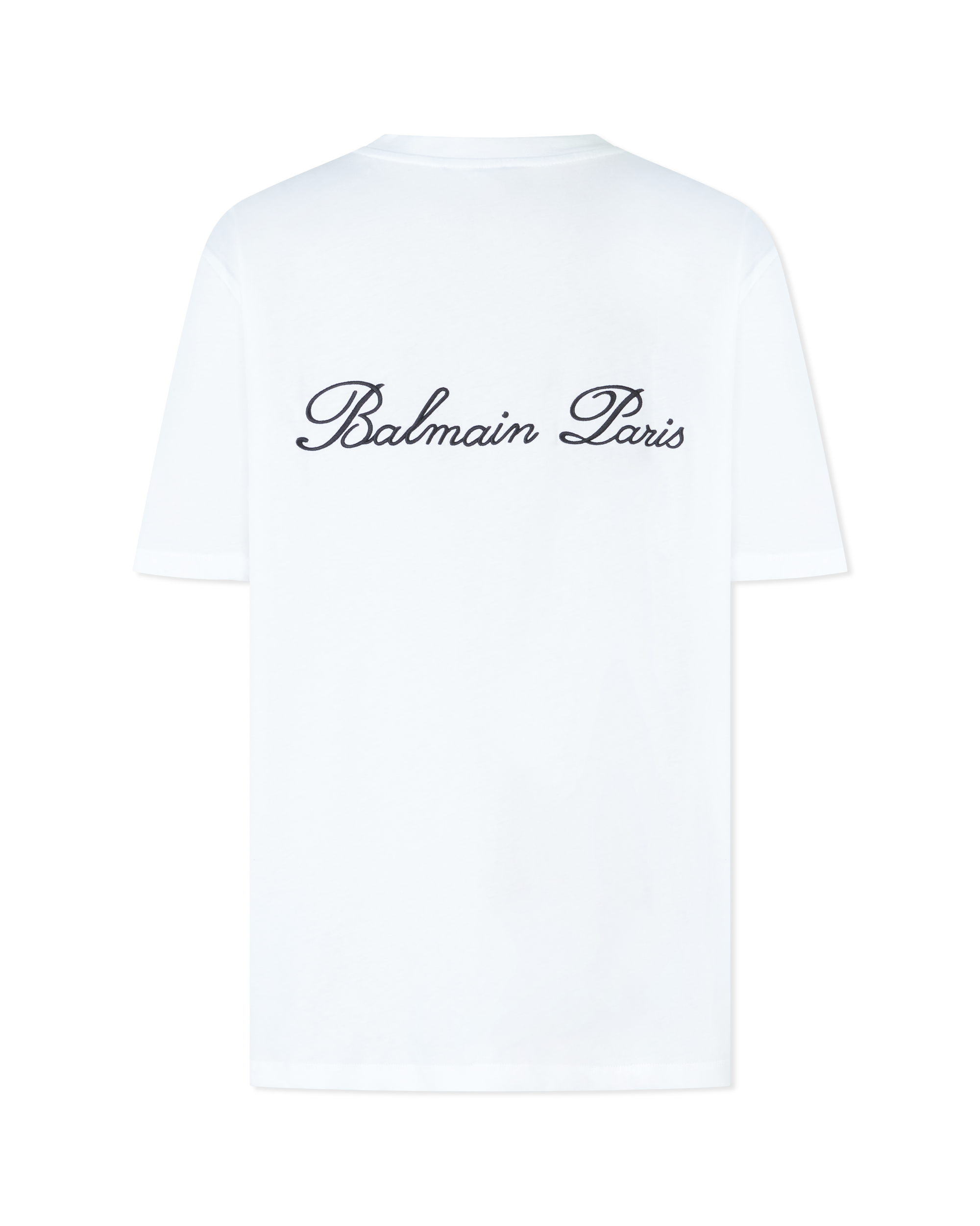 Embroidered Balmain Signature T-Shirt