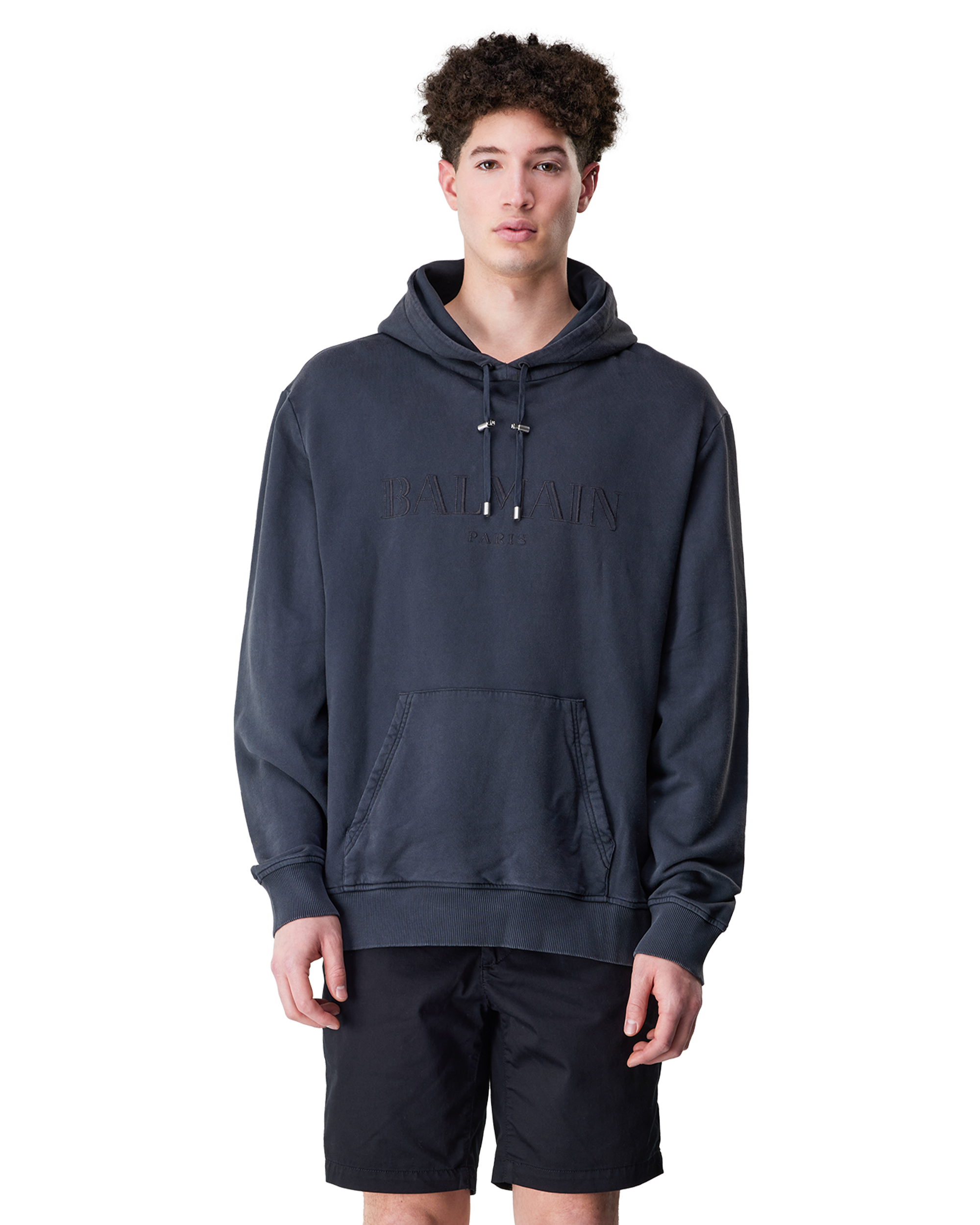 Vintage Embroidered Balmain Hoodie