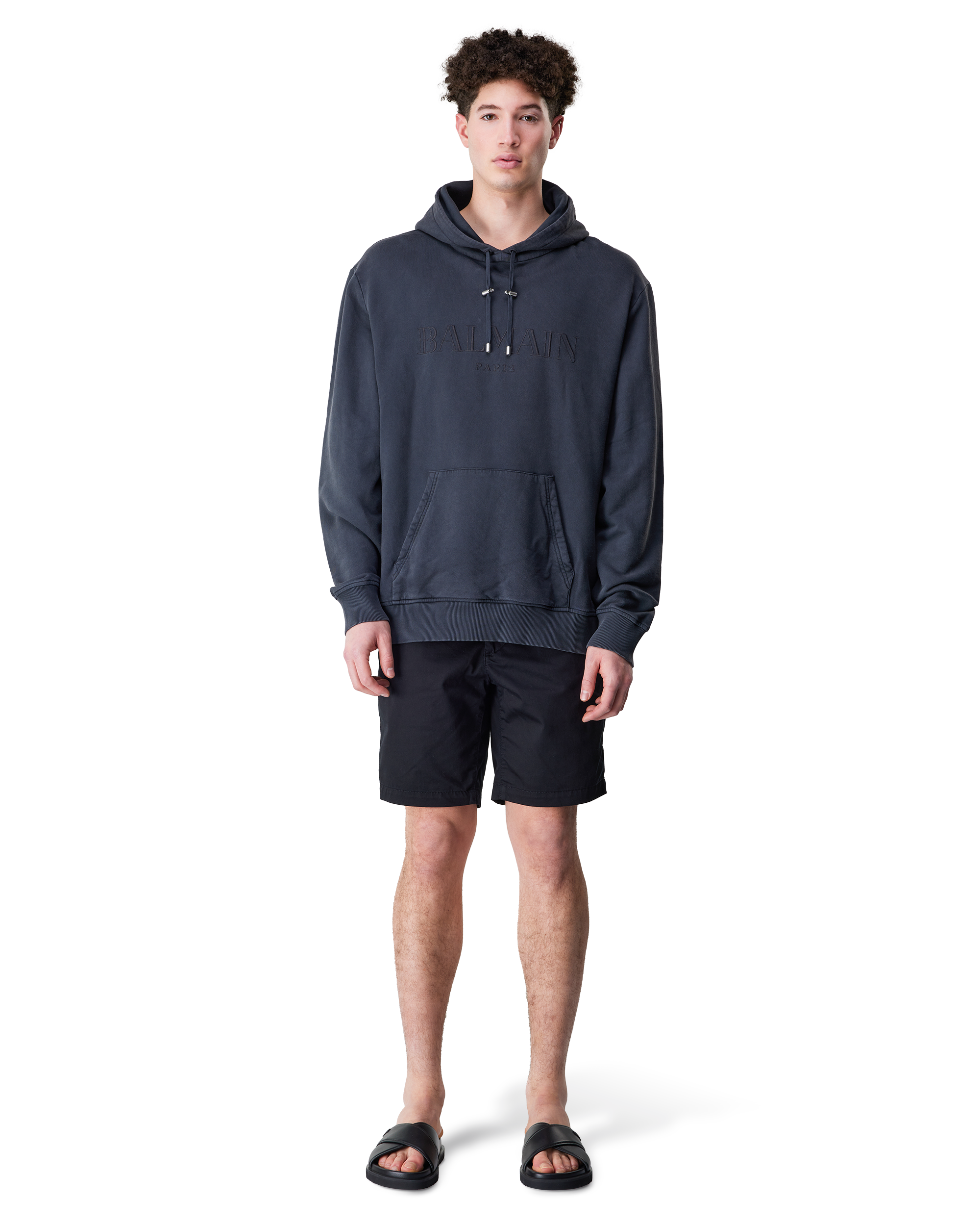 Vintage Embroidered Balmain Hoodie