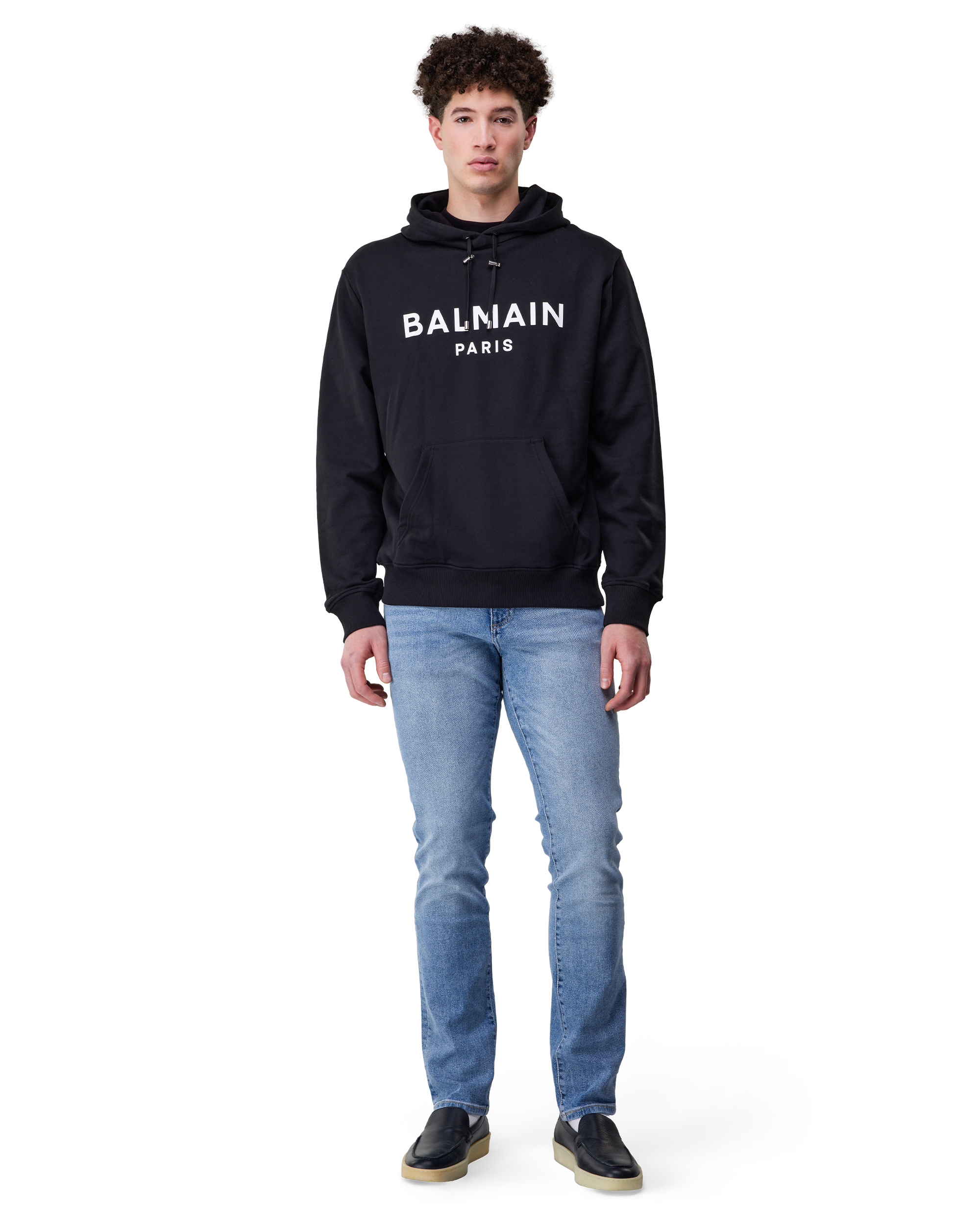 Printed Balmain Paris Hoodie