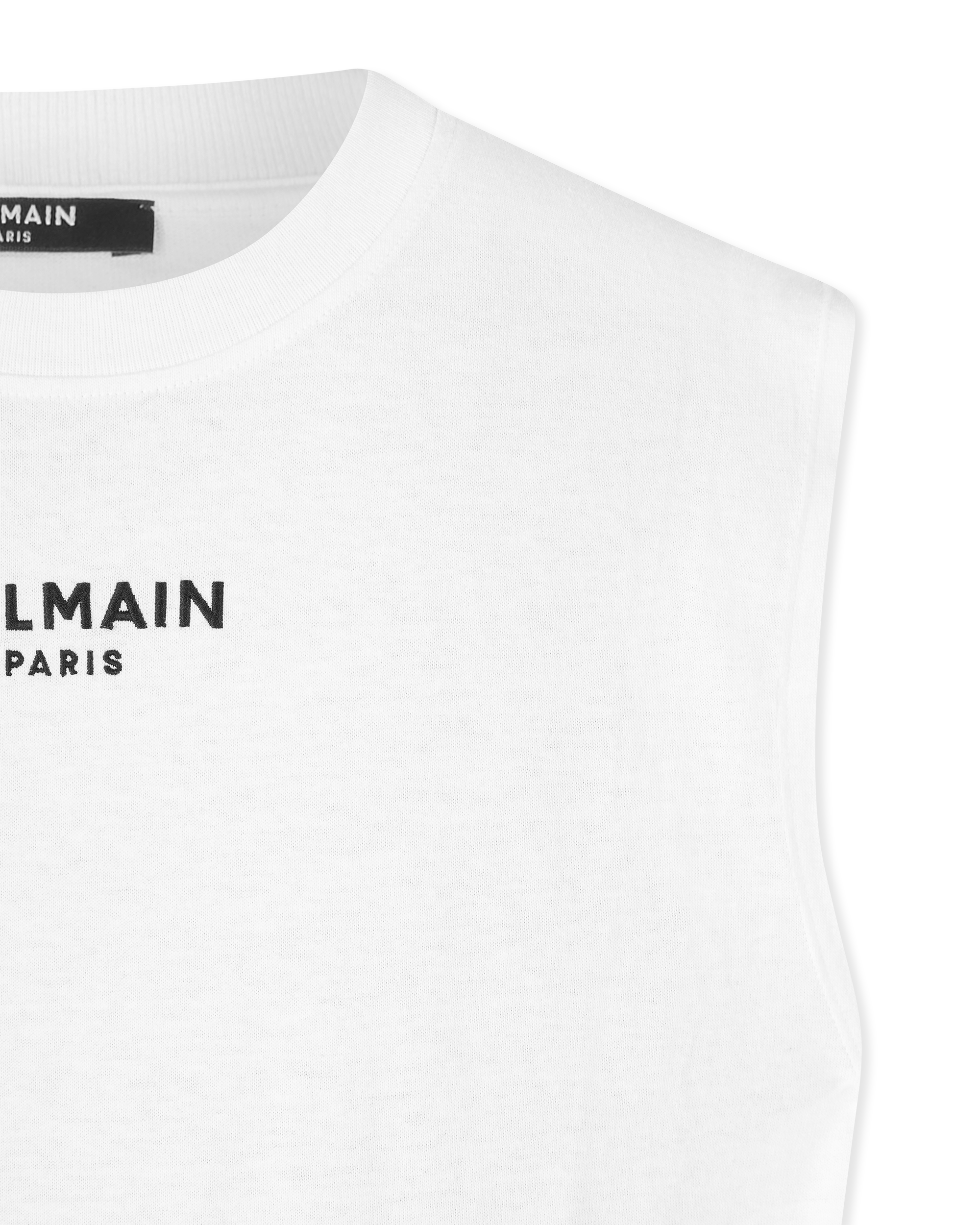 Balmain Paris Embroidered Vest Top