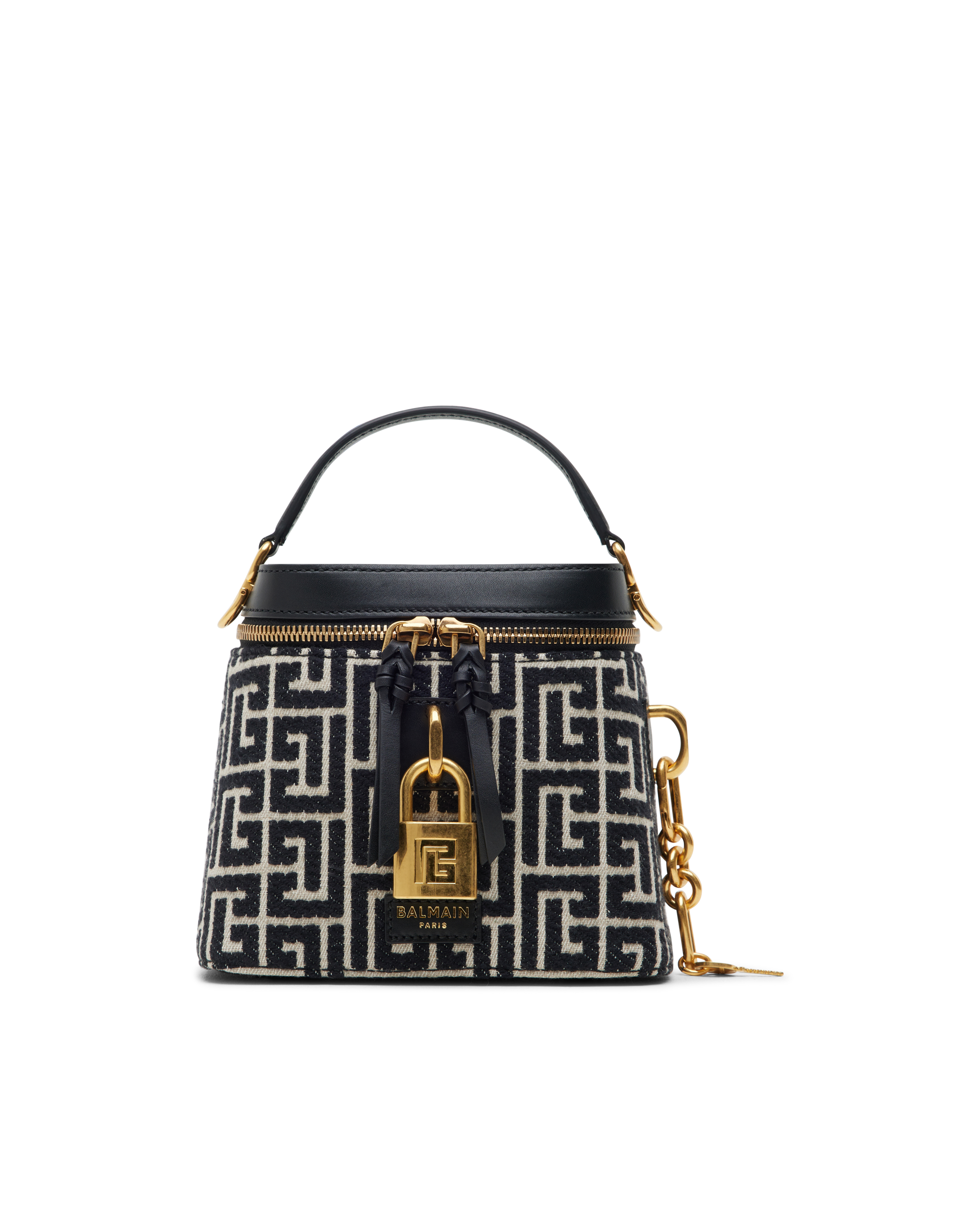 Monogrammed Jacquard Pulse Vanity Bag