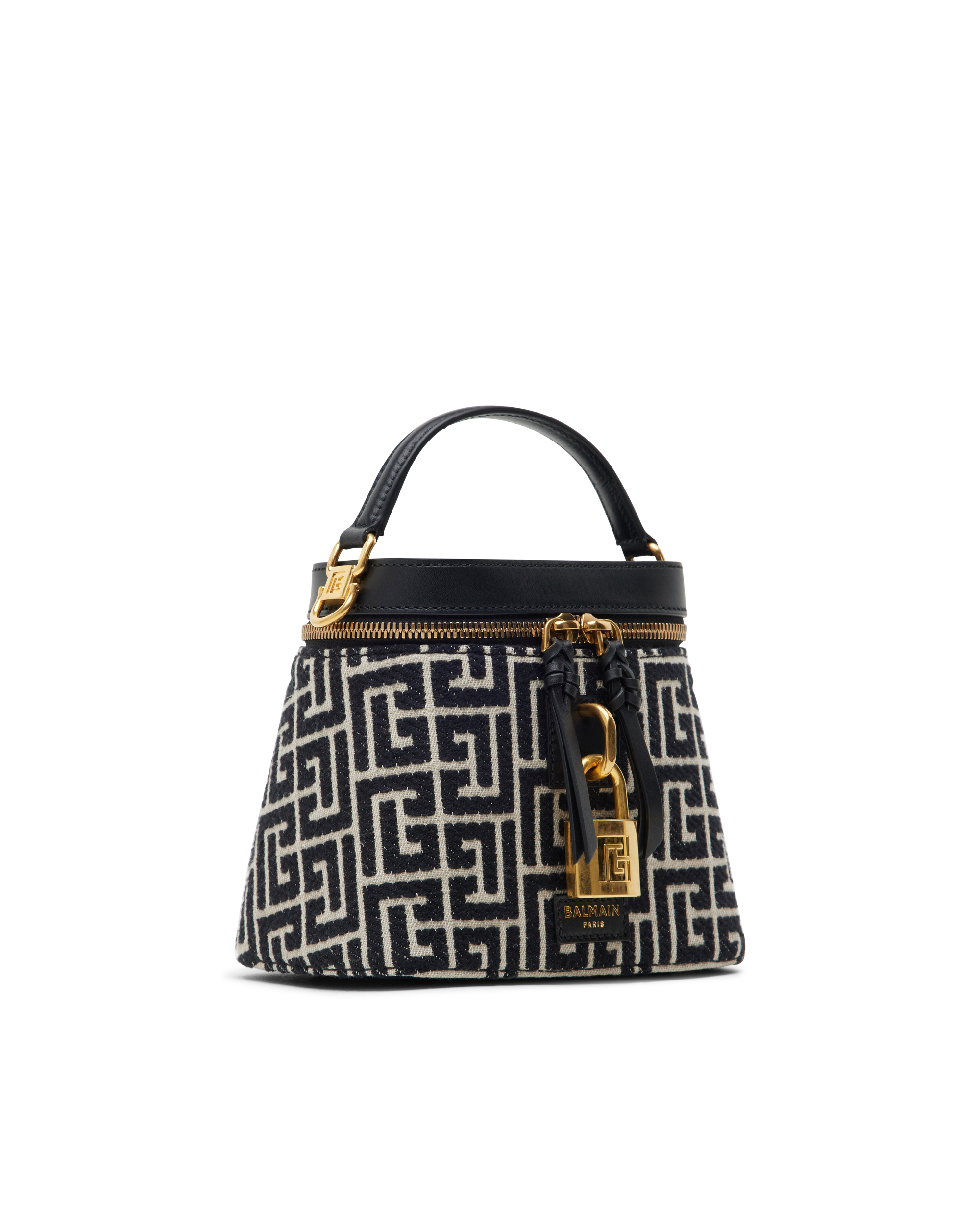 Monogrammed Jacquard Pulse Vanity Bag