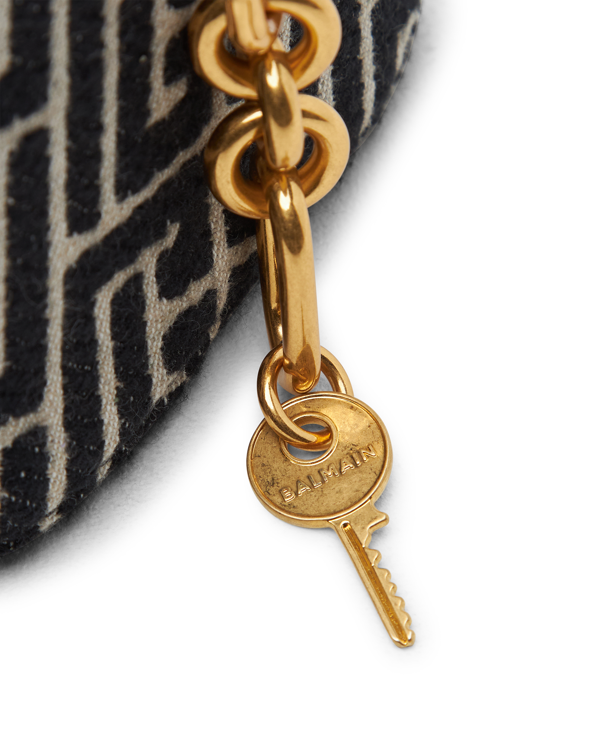 Monogrammed Jacquard Pulse Vanity Bag