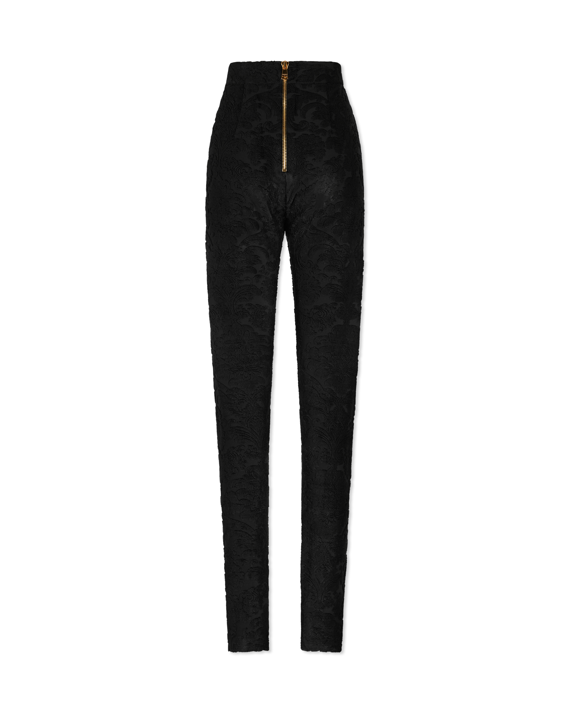 Bouclé Baroque Pattern Leggings