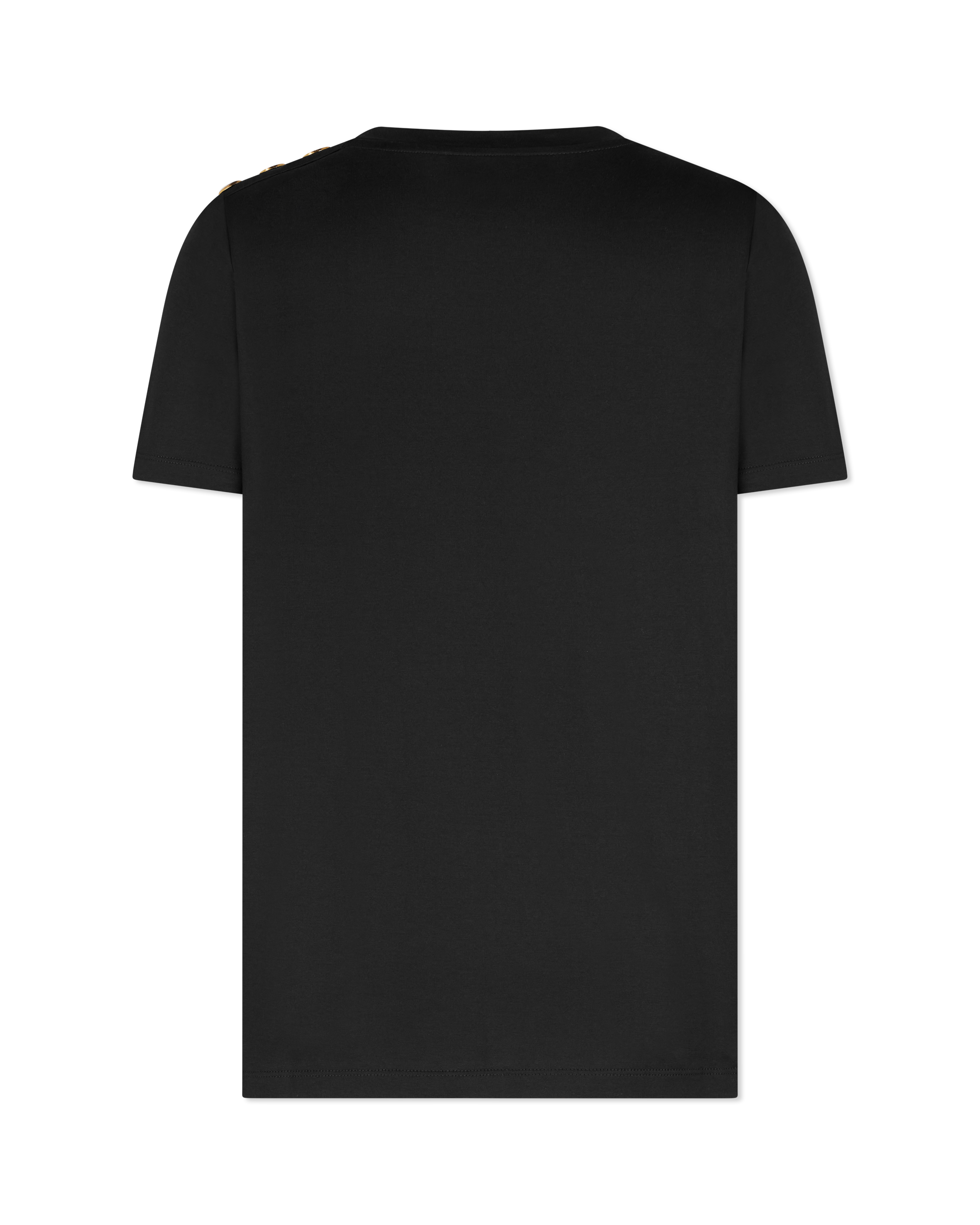 3-Button Balmain Paris Print T-Shirt
