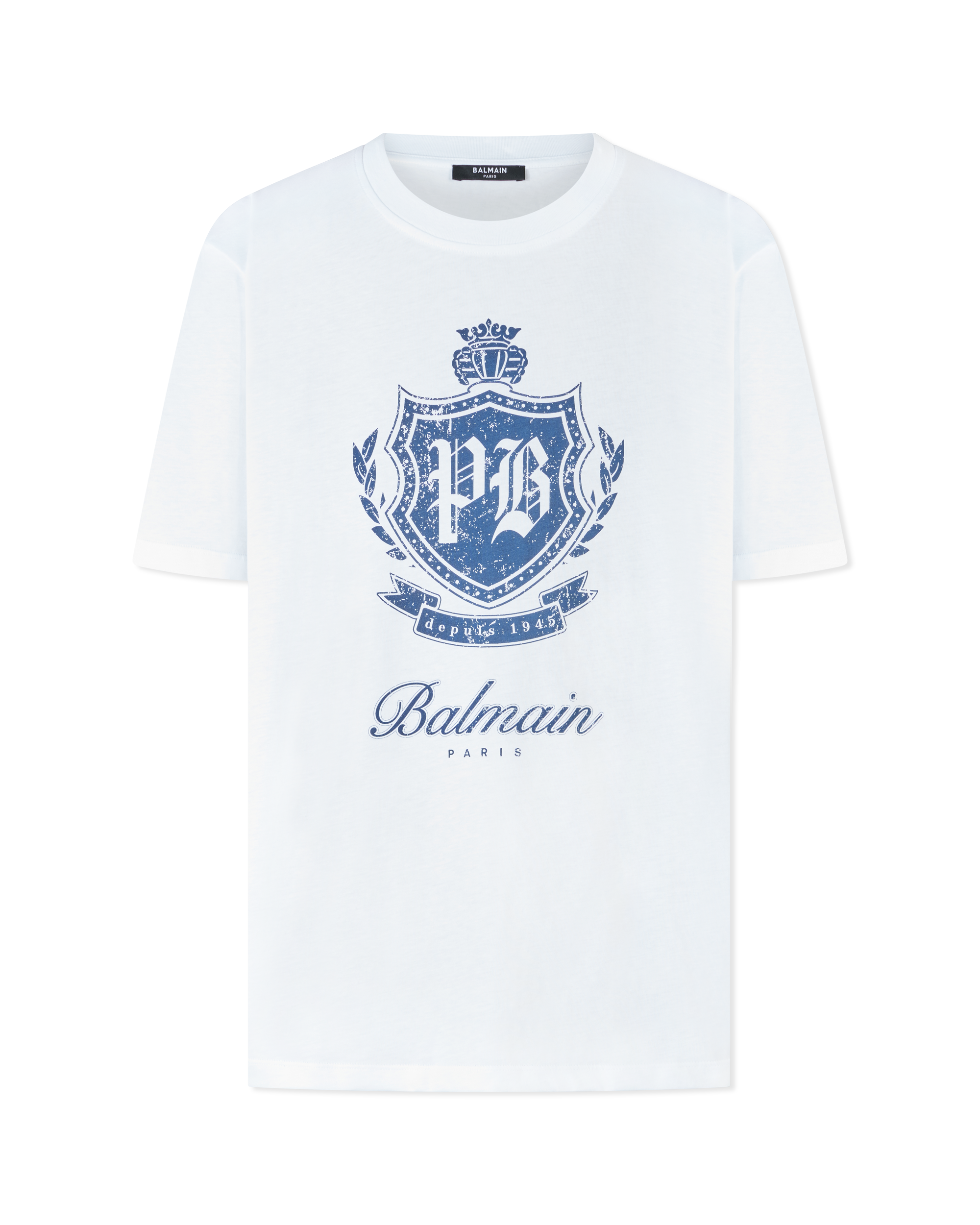 College Emblem Print T-Shirt