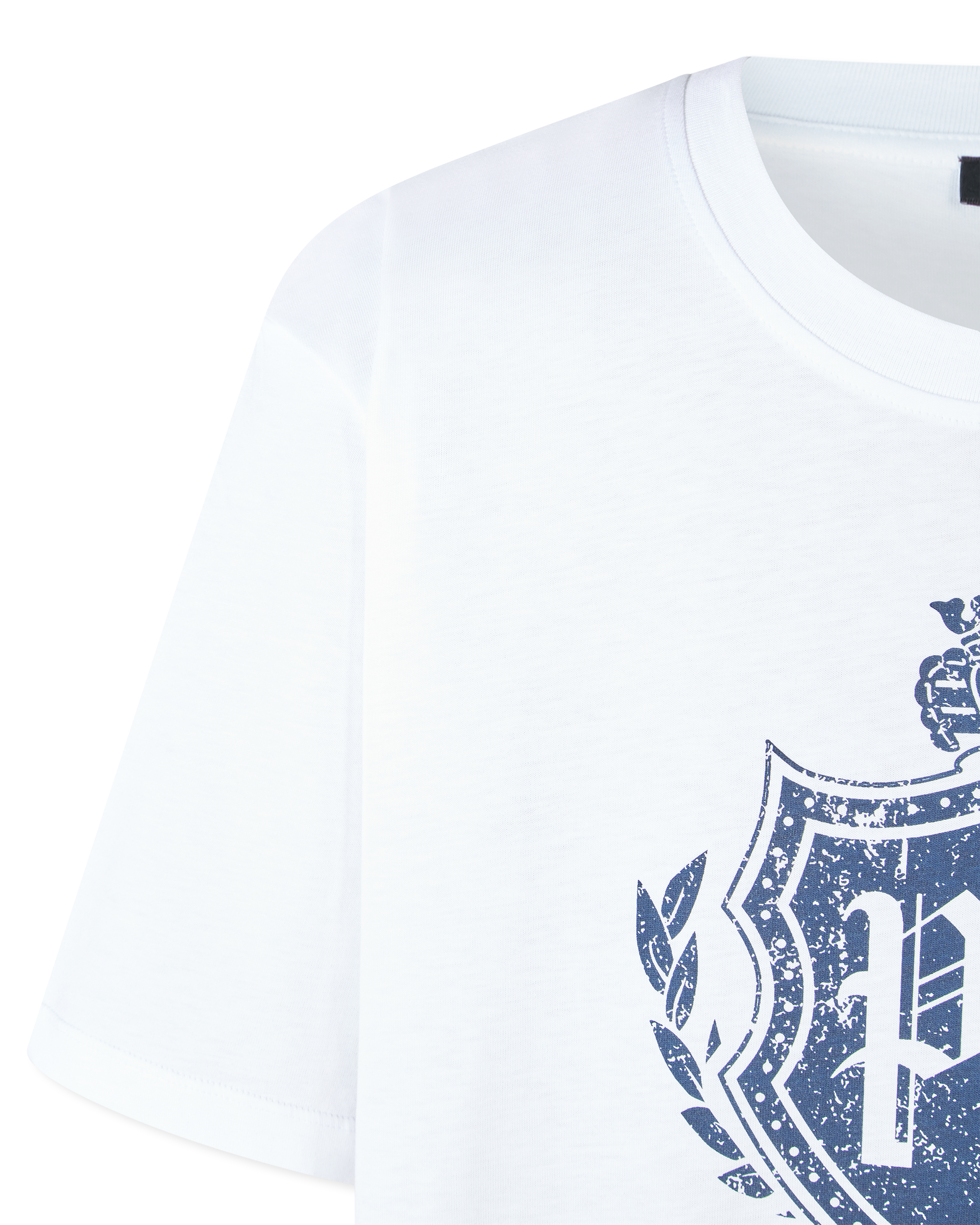 College Emblem Print T-Shirt