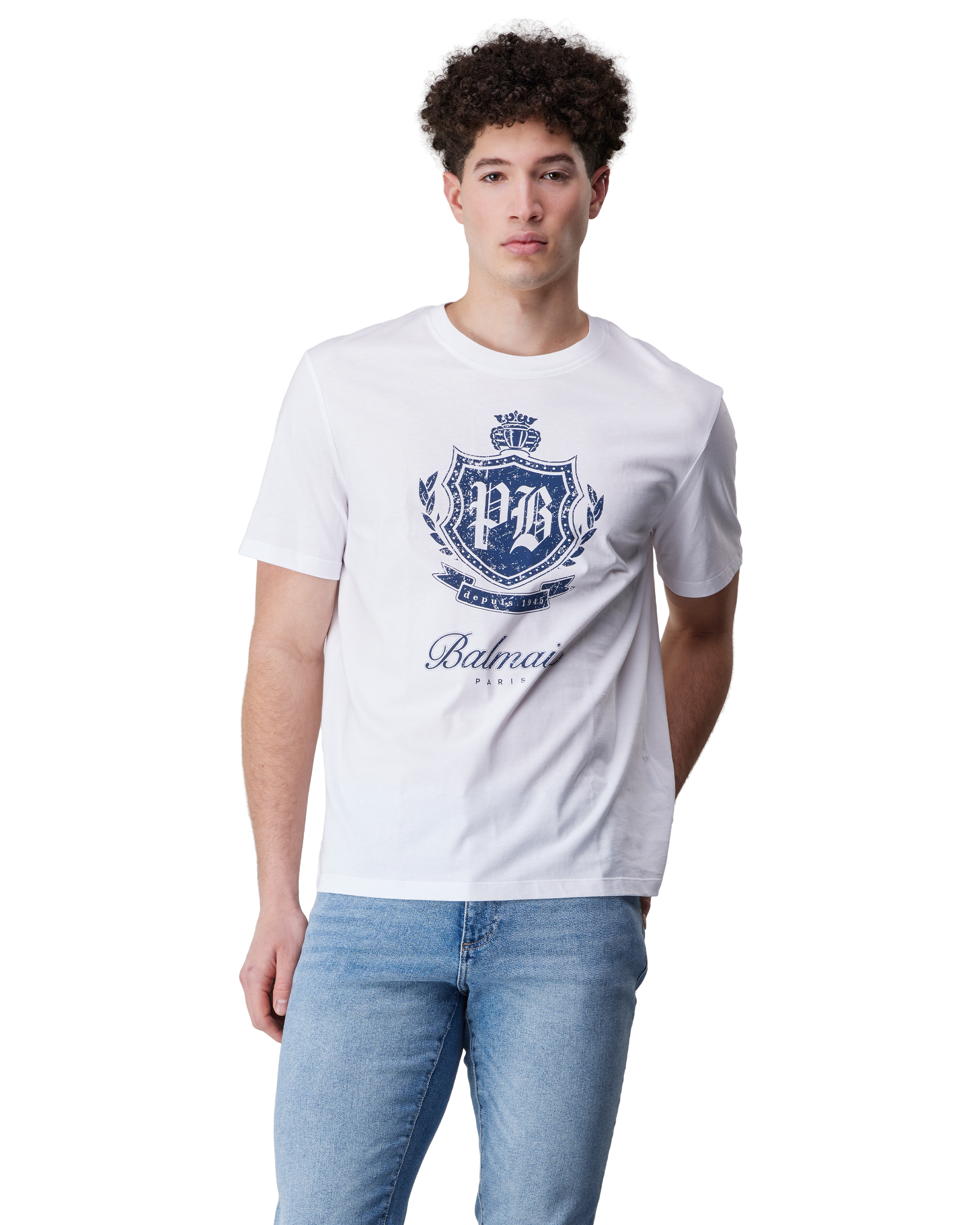 College Emblem Print T-Shirt