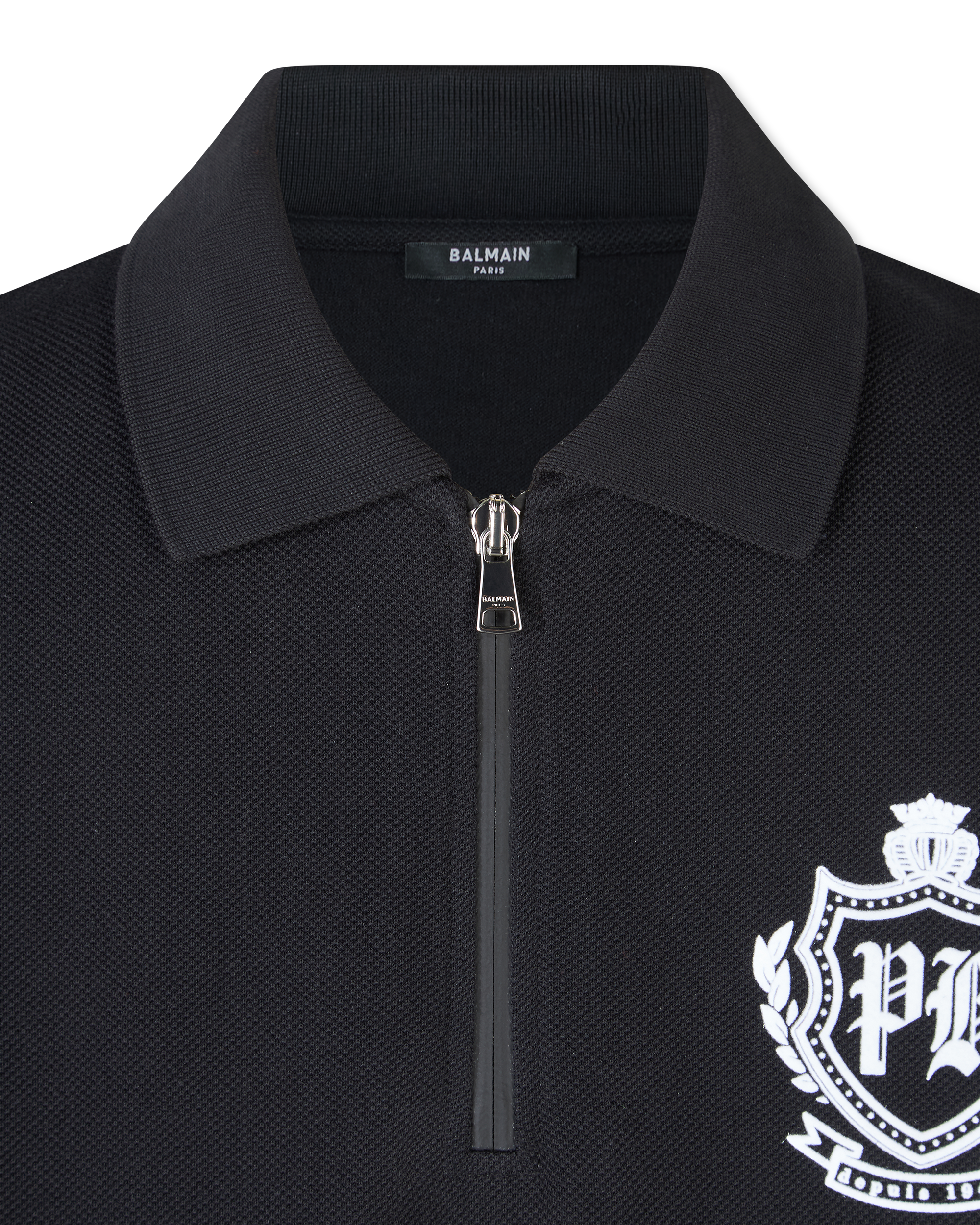College Emblem Polo Shirt