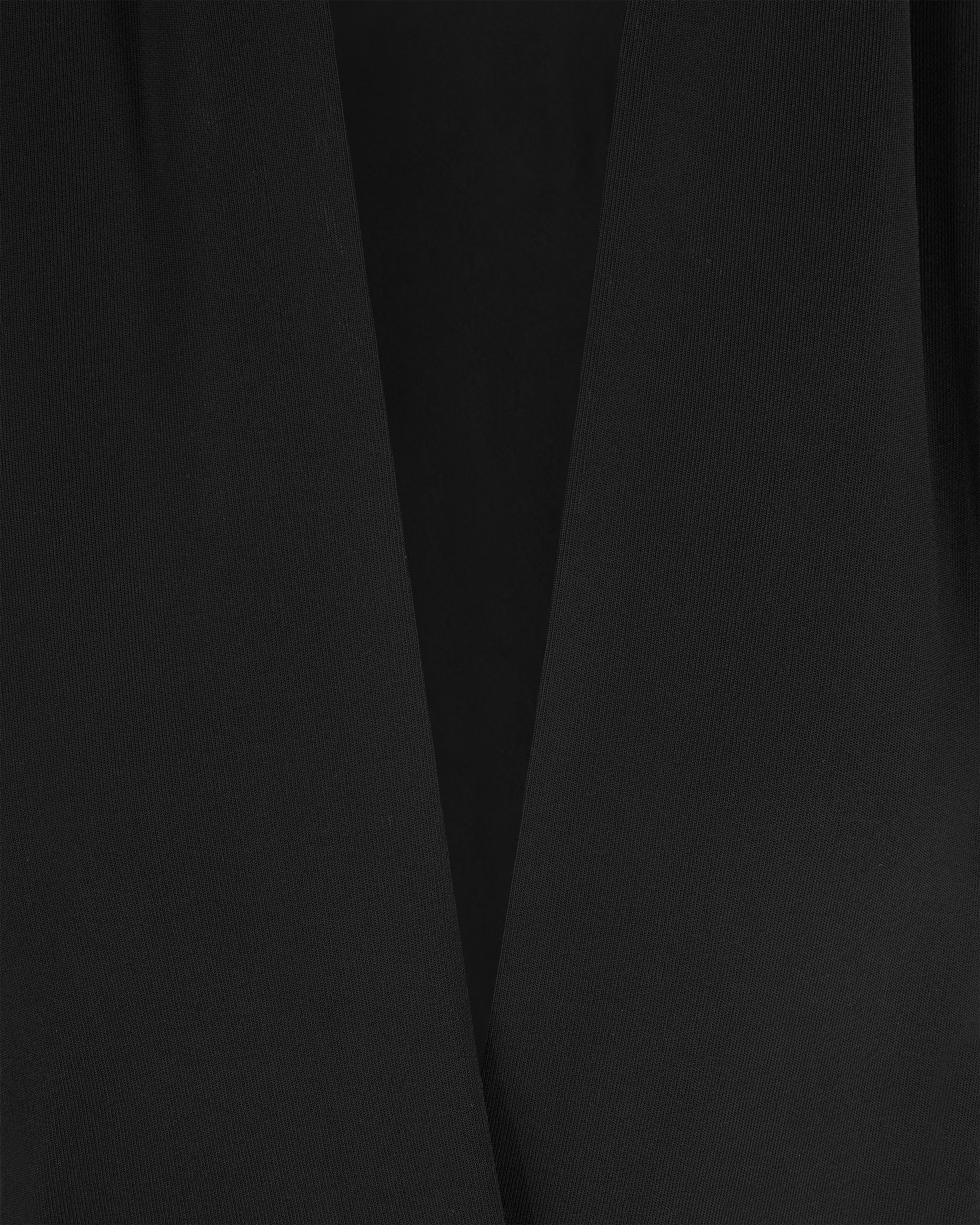 Draped Bodysuit With Hood