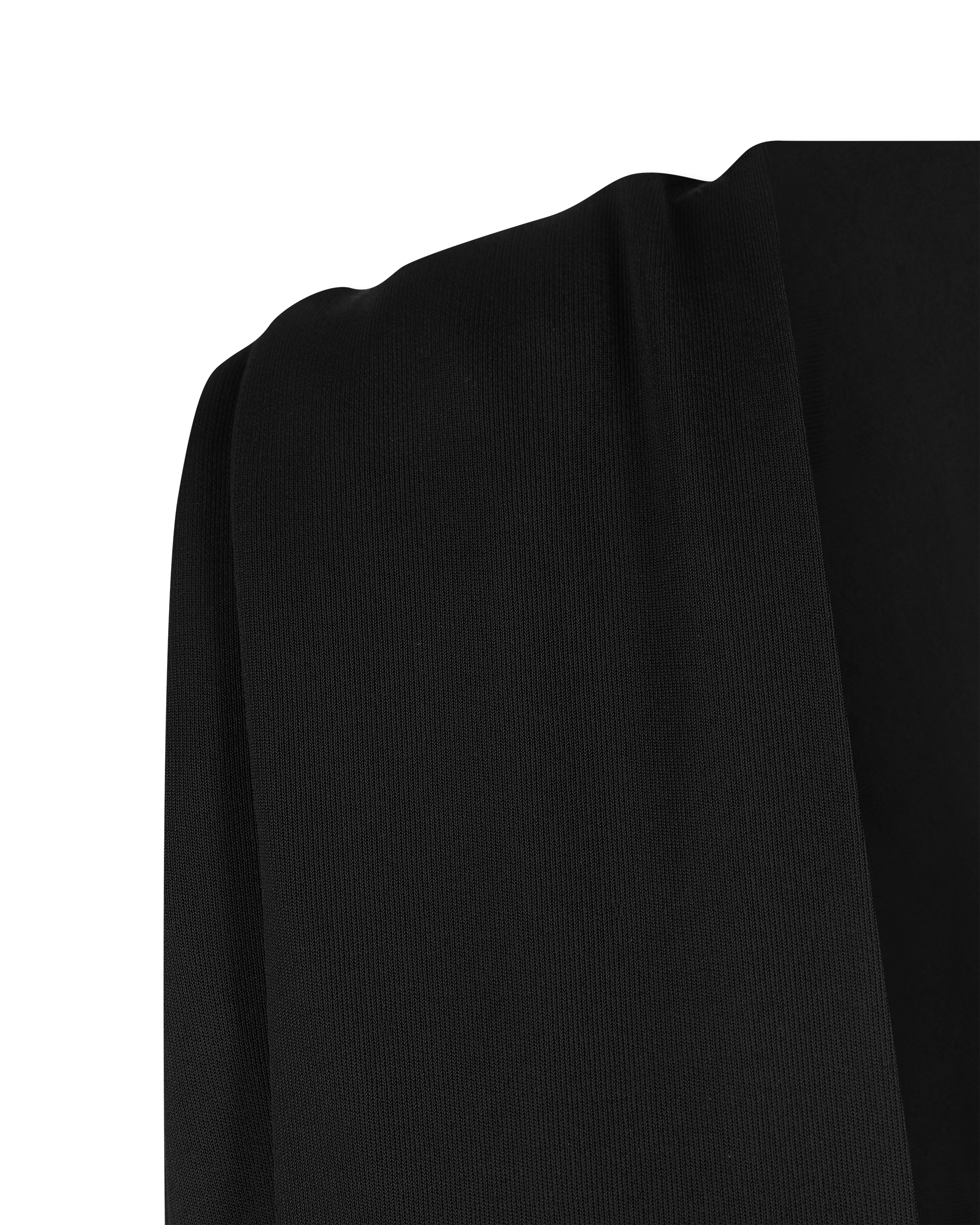 Draped Bodysuit With Hood