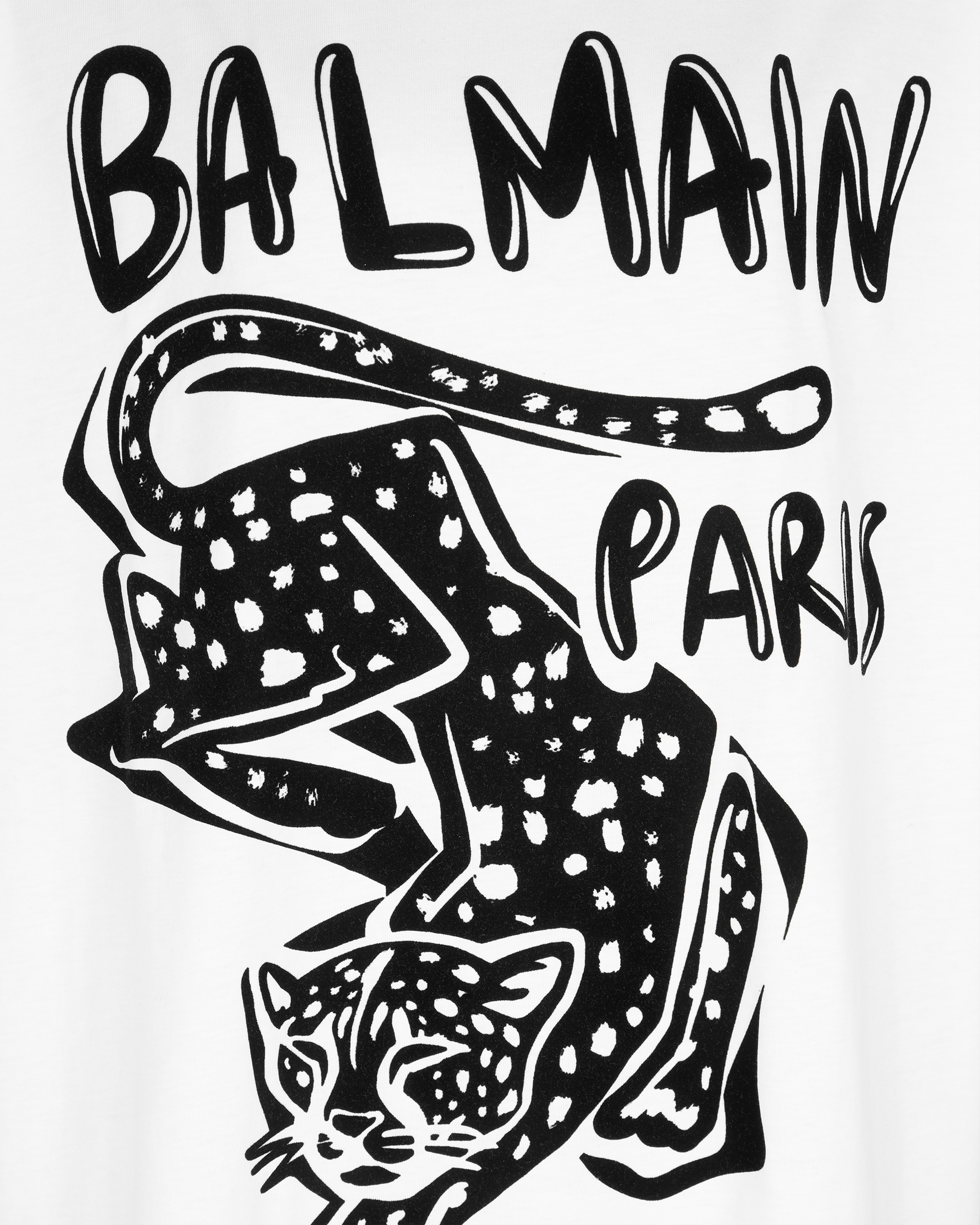 Balmain Paris Leopard T-Shirt