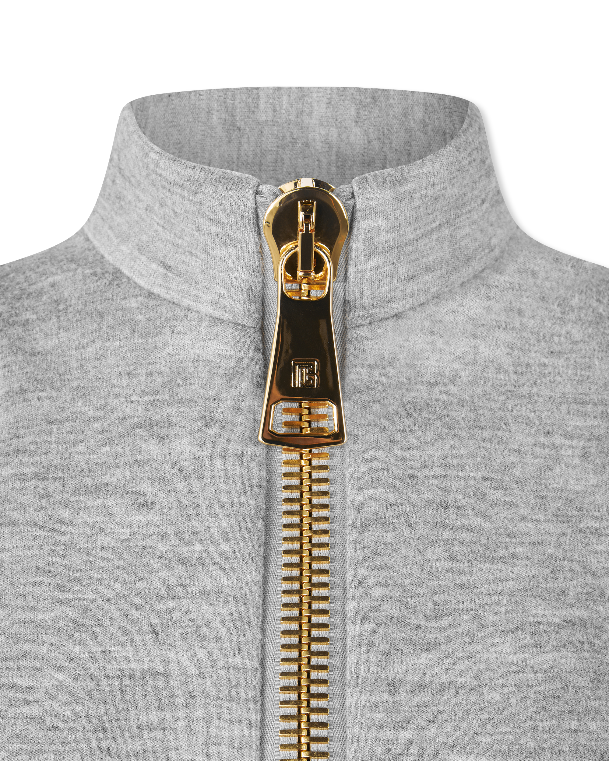 Halterneck Zipped Knit Top