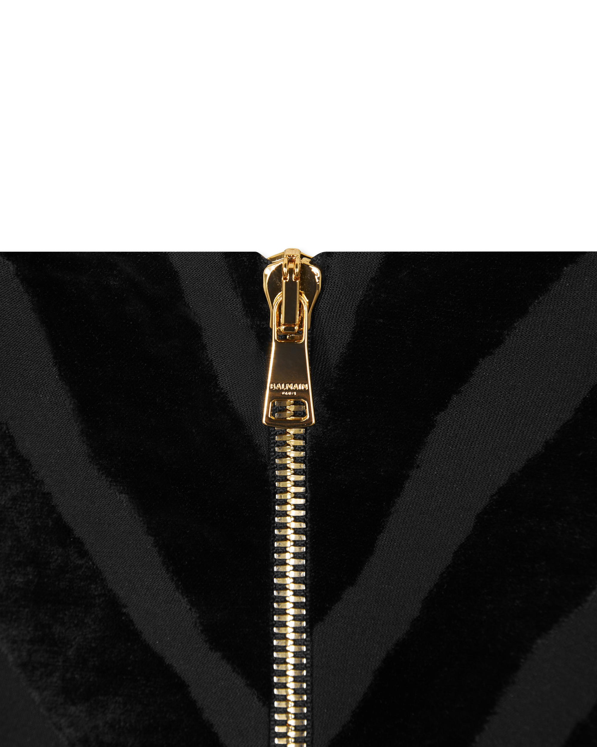 Velvet Zebra Print Gown