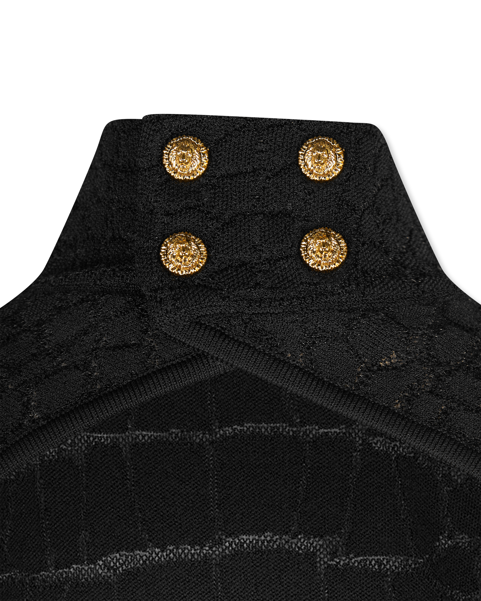 Croc-Effect Knit Open-Back Maxi Dress