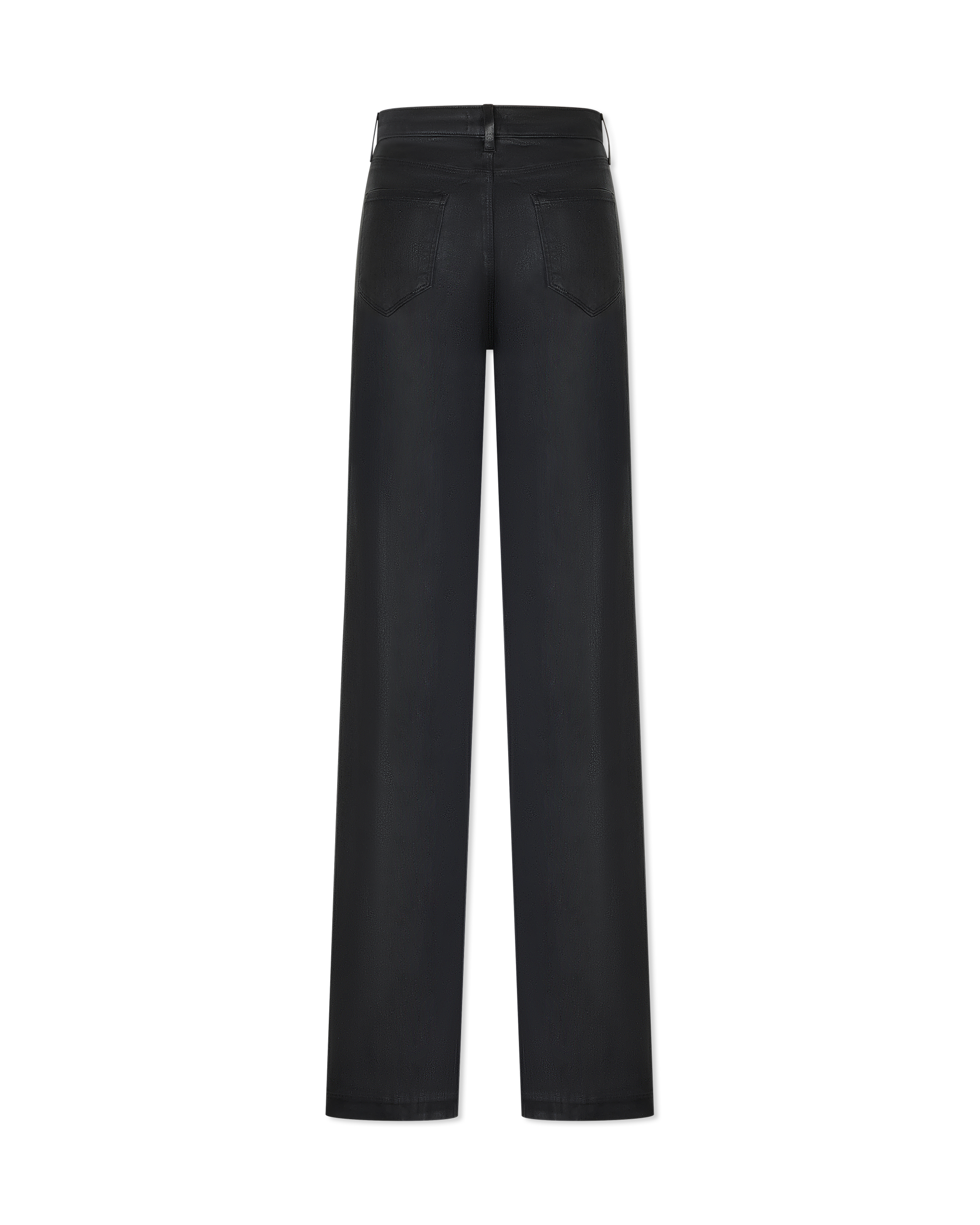Clayton Coated Wide-Leg Jean