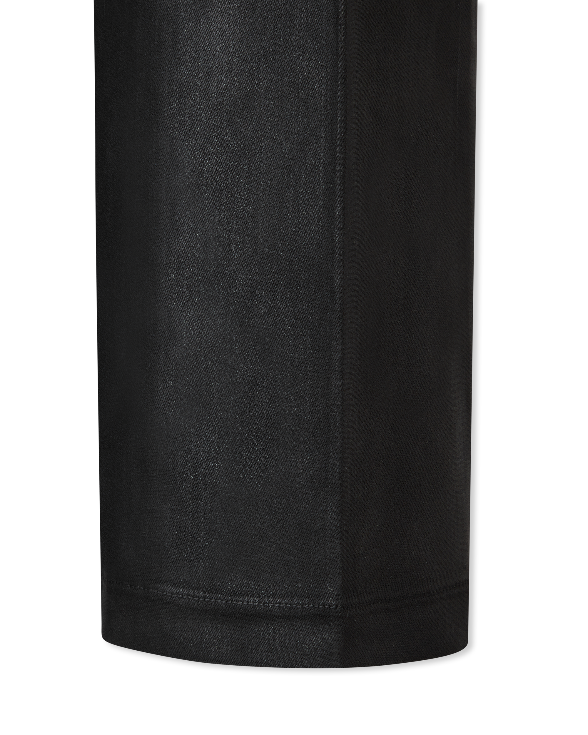 Clayton Coated Wide-Leg Jean