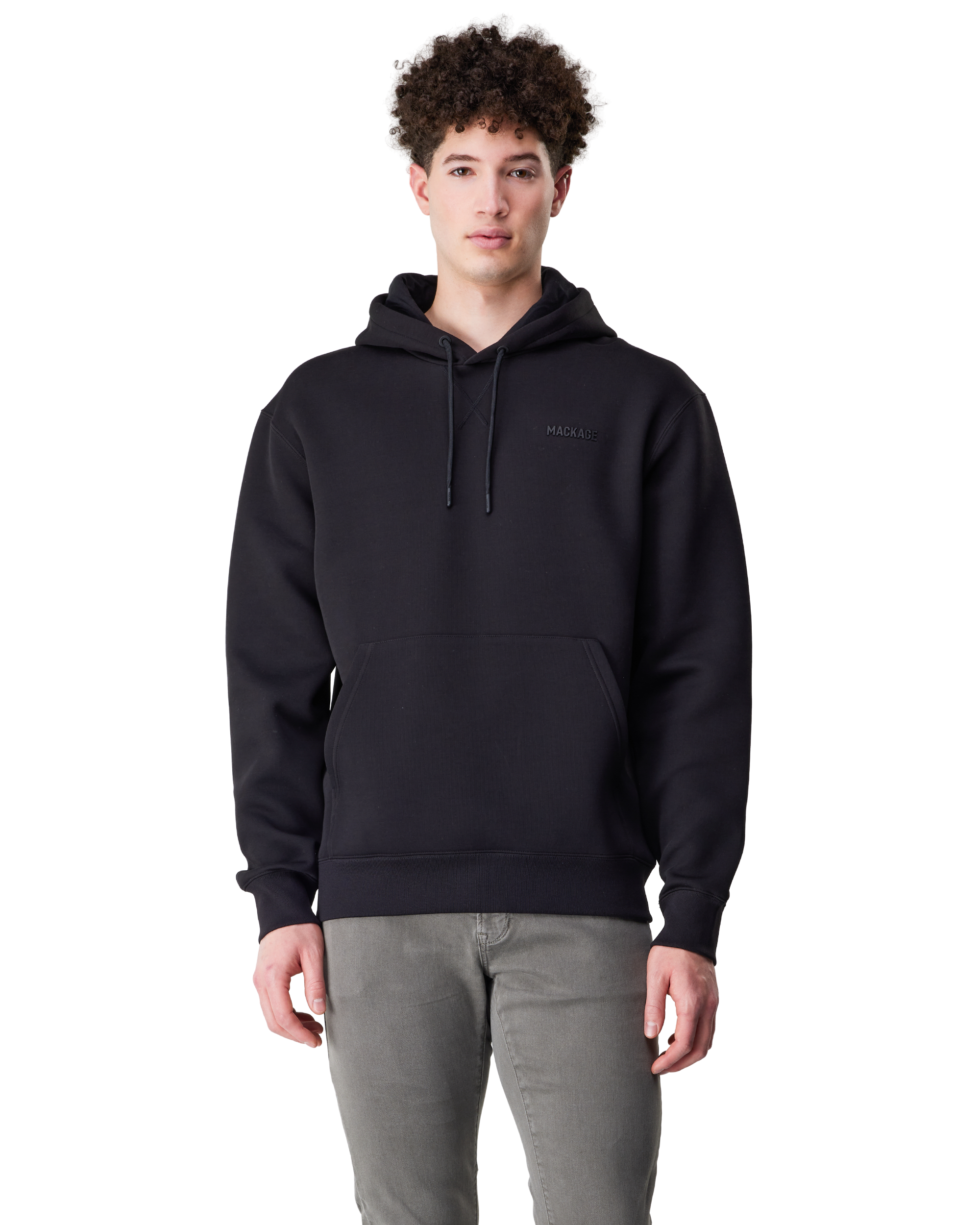 KOLTON Double-Face Jersey Logo Hoodie