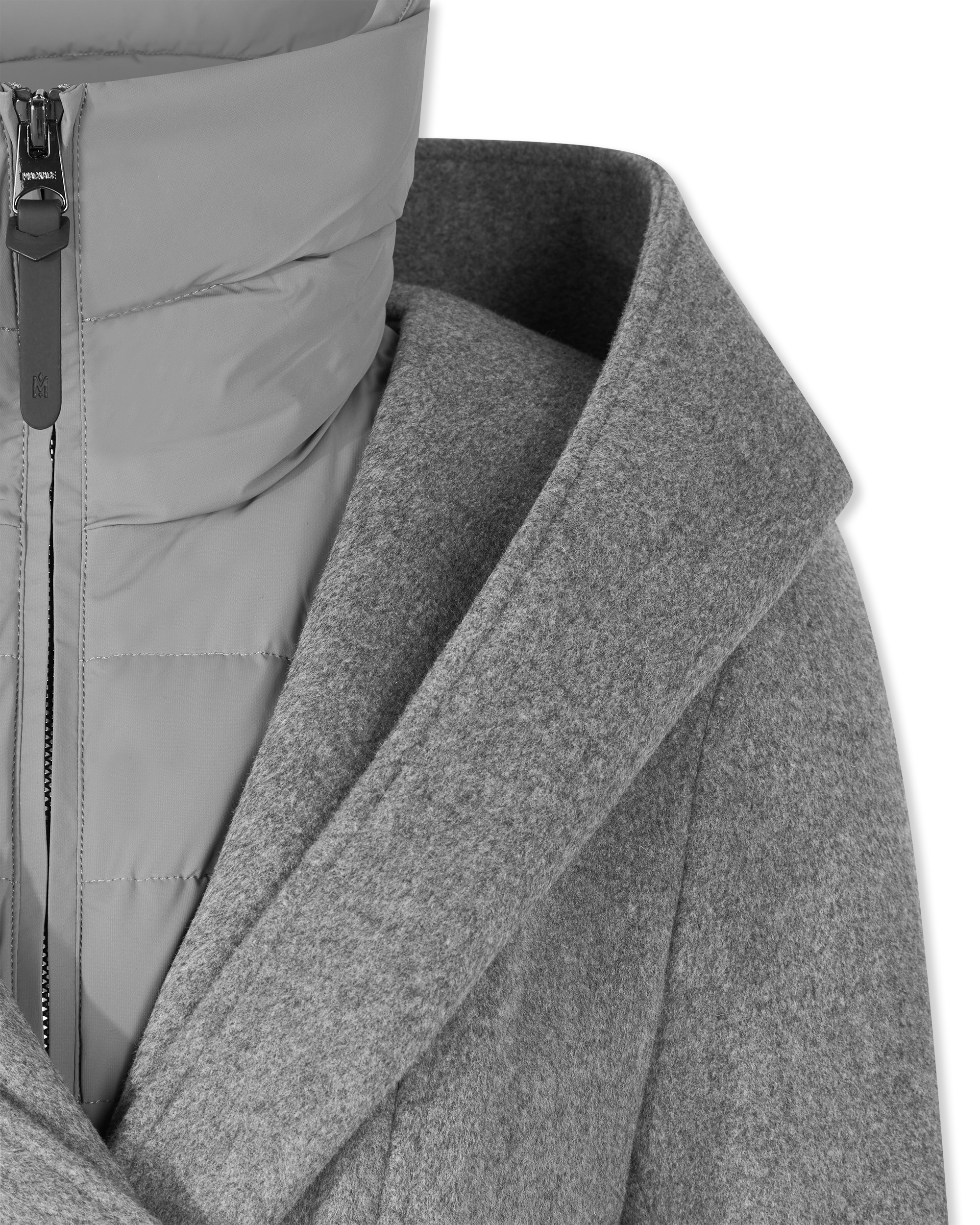 SHIA-SLB 2-in-1 Double-Face Wool Coat