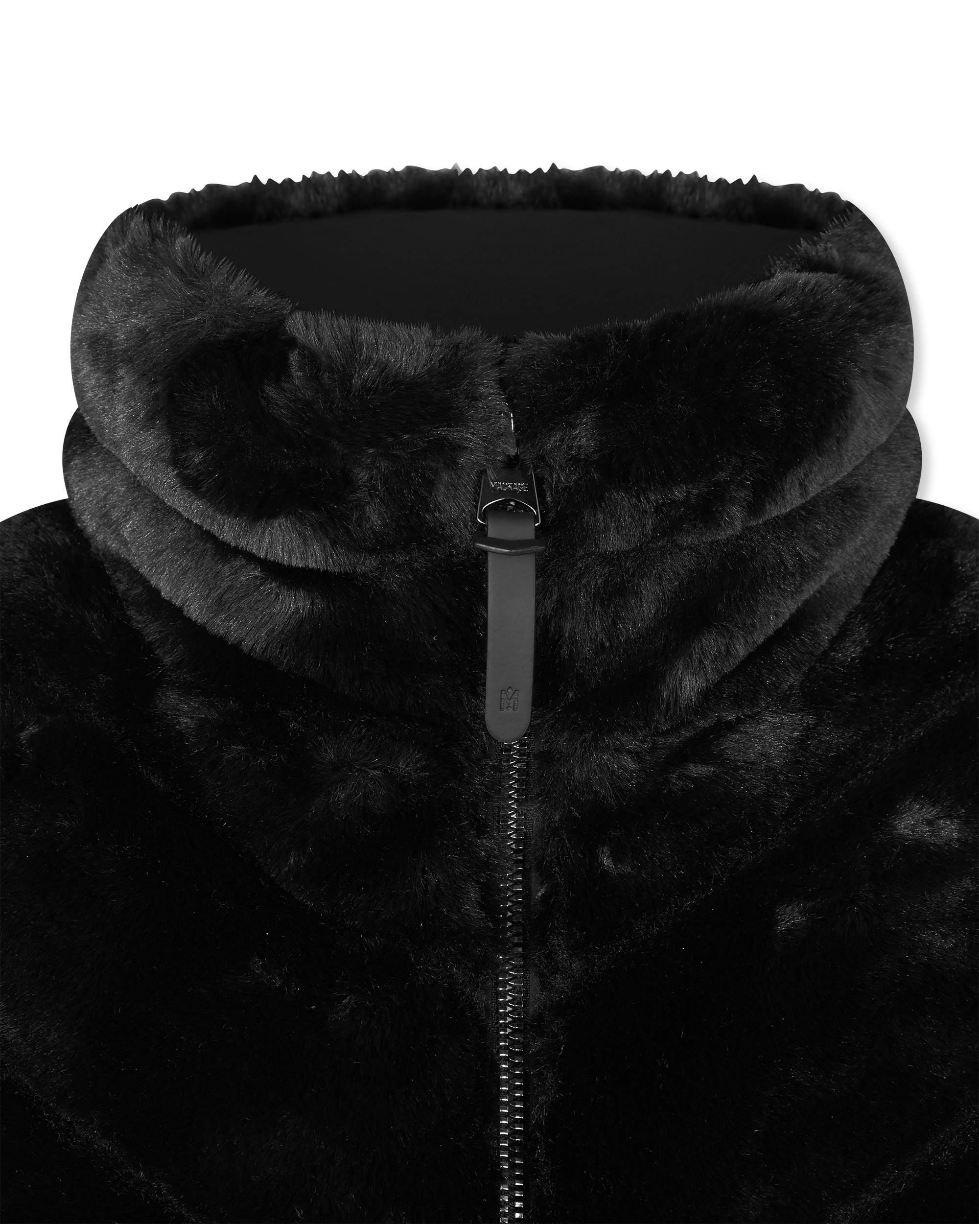 TWIGGY Down Faux-Fur Quilted Vest